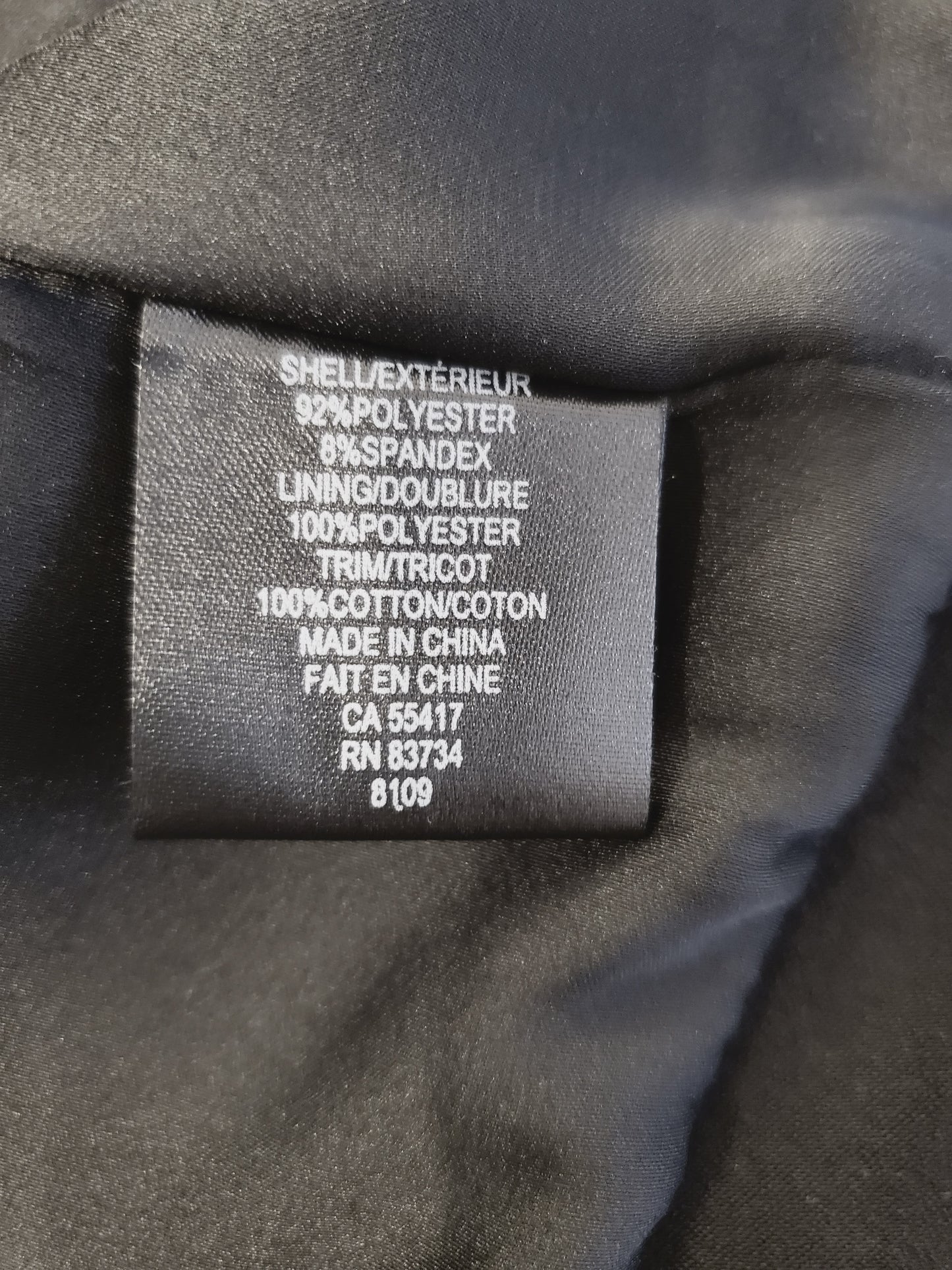 Linea Domani Black Jacket with Zippers Size 10