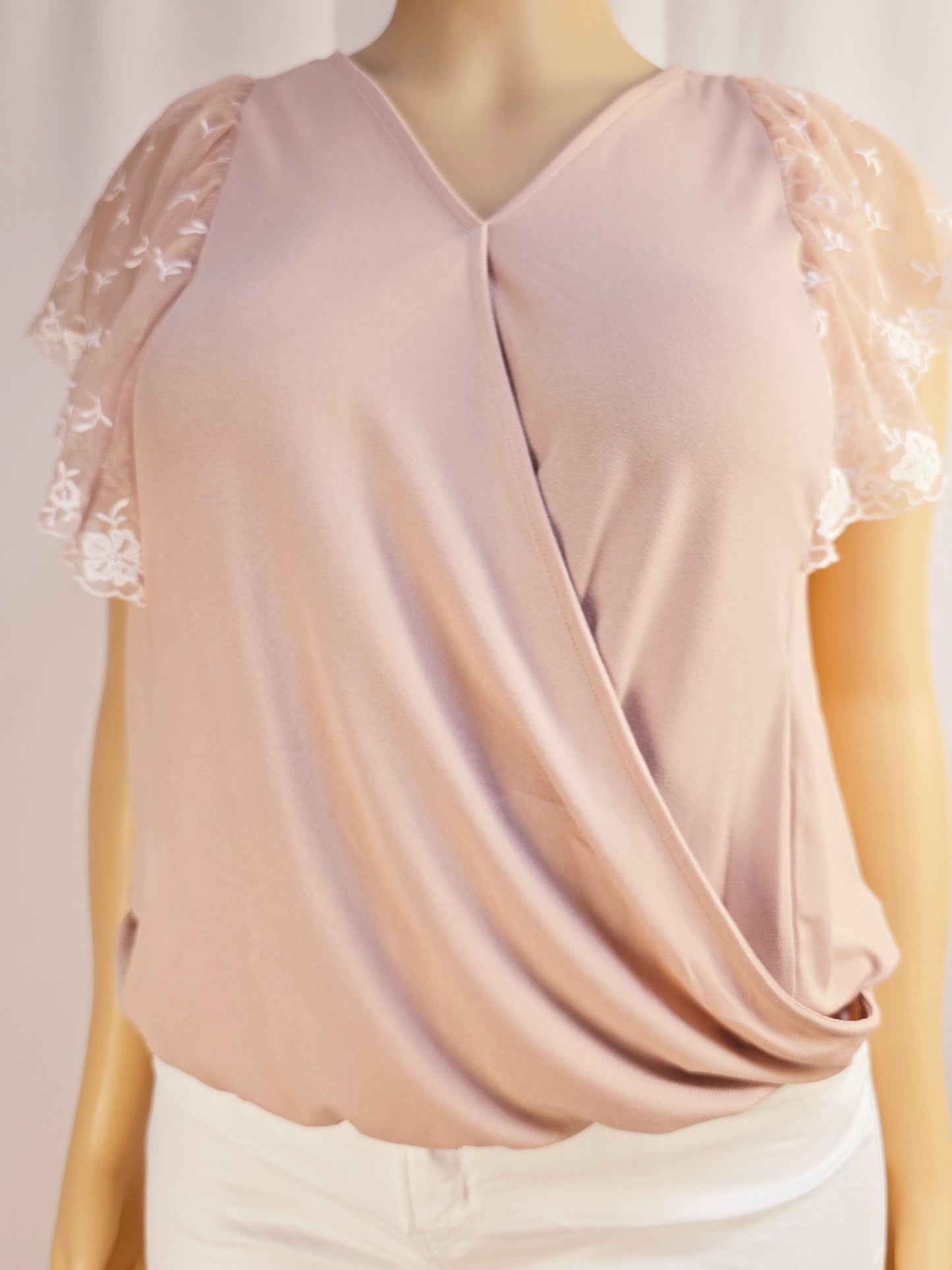 Adrienne Vittadini Blush Top XL Preloved