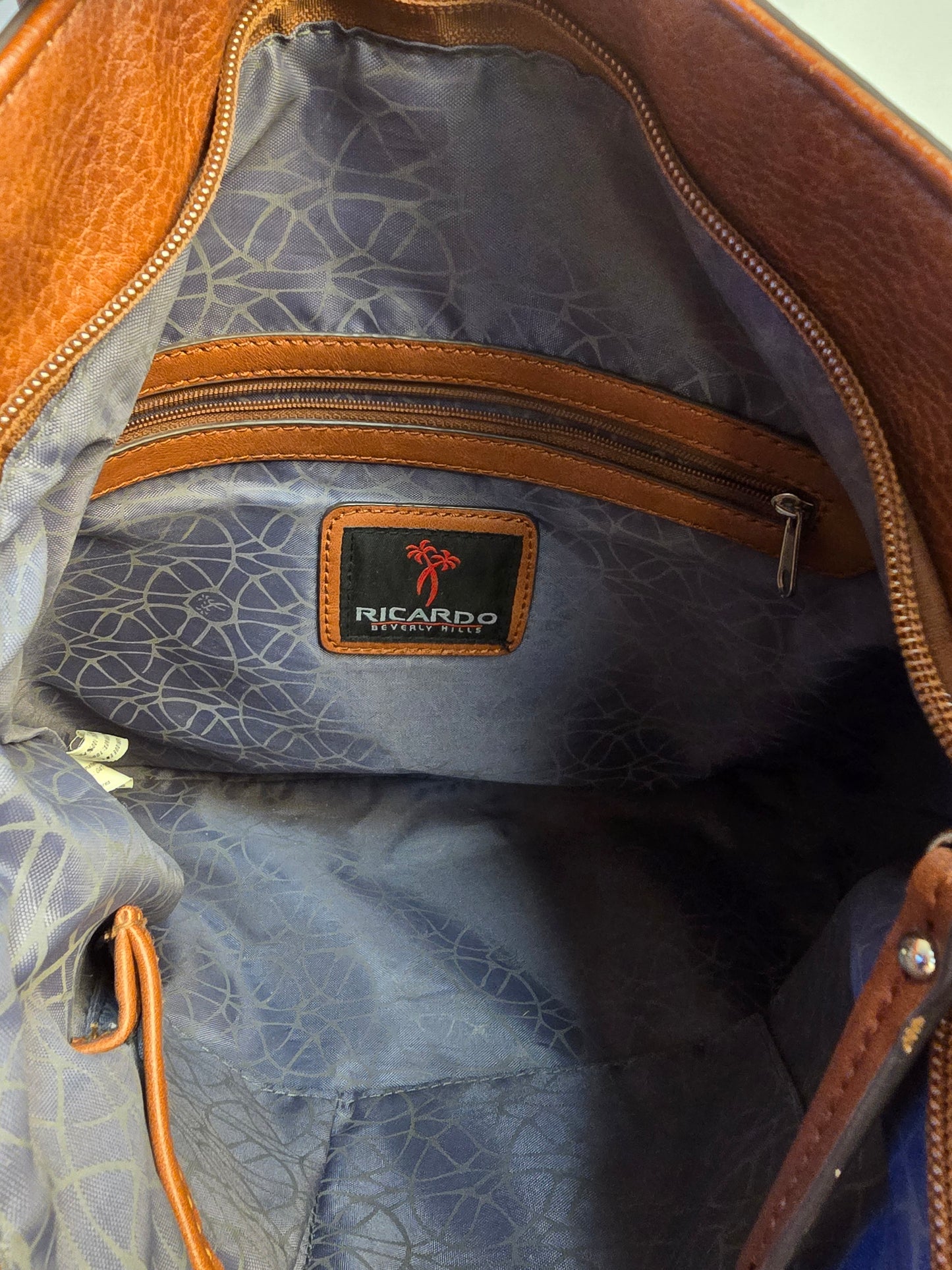 Ricardo Brown Vintagish Purse - Dual Straps Crossbody or Shoulder Preloved