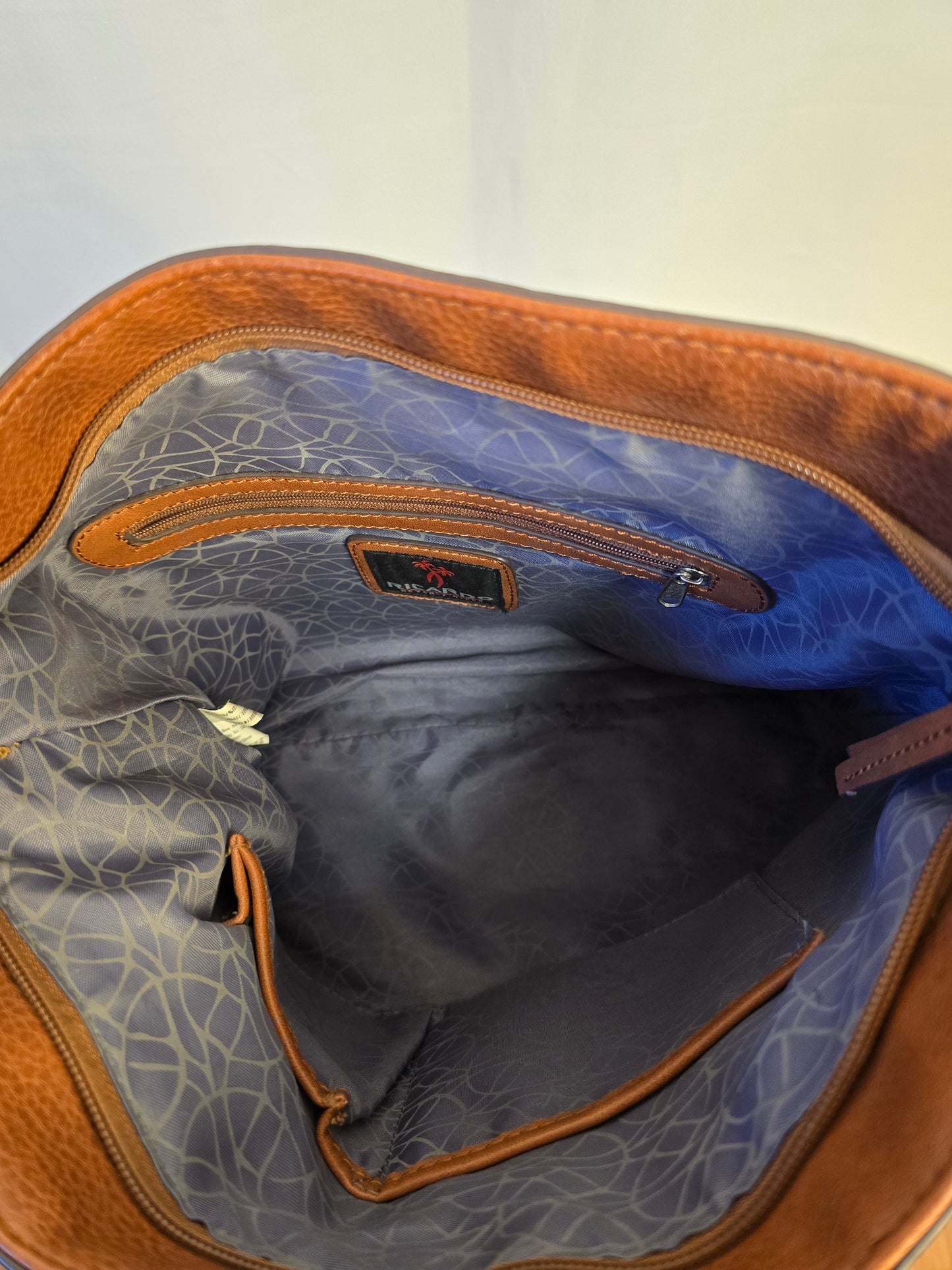 Ricardo Brown Vintagish Purse - Dual Straps Crossbody or Shoulder Preloved