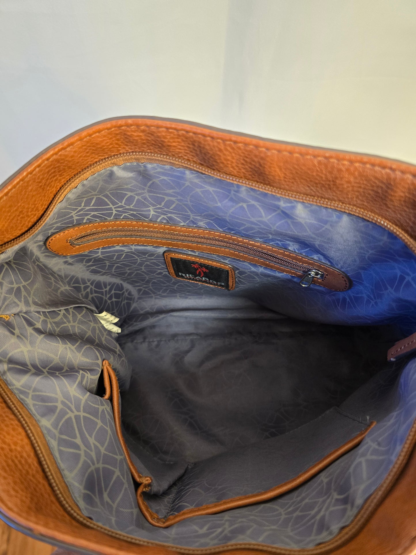 Ricardo Brown Vintagish Purse - Dual Straps Crossbody or Shoulder Preloved