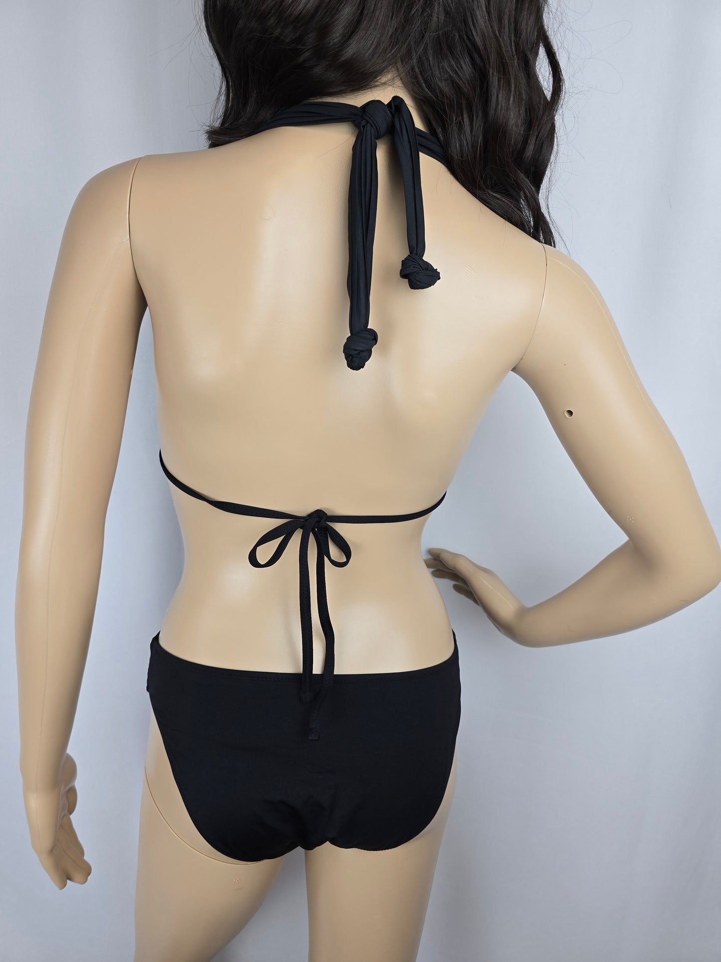 Balneaire Paris Black XL Bikini Top and Bottom Preloved
