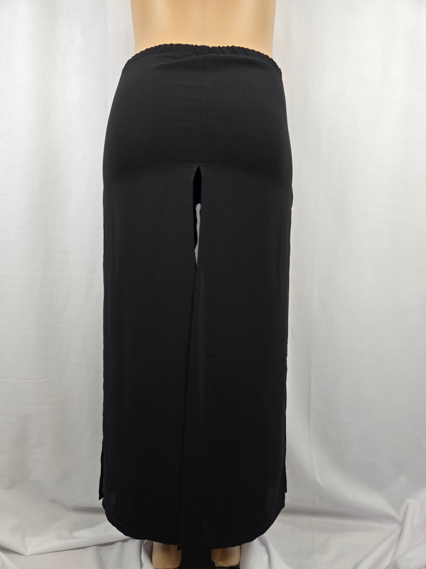 Daniel Laurent Vintage Pant Pull-On. Sheer overlay. Large. Preloved.