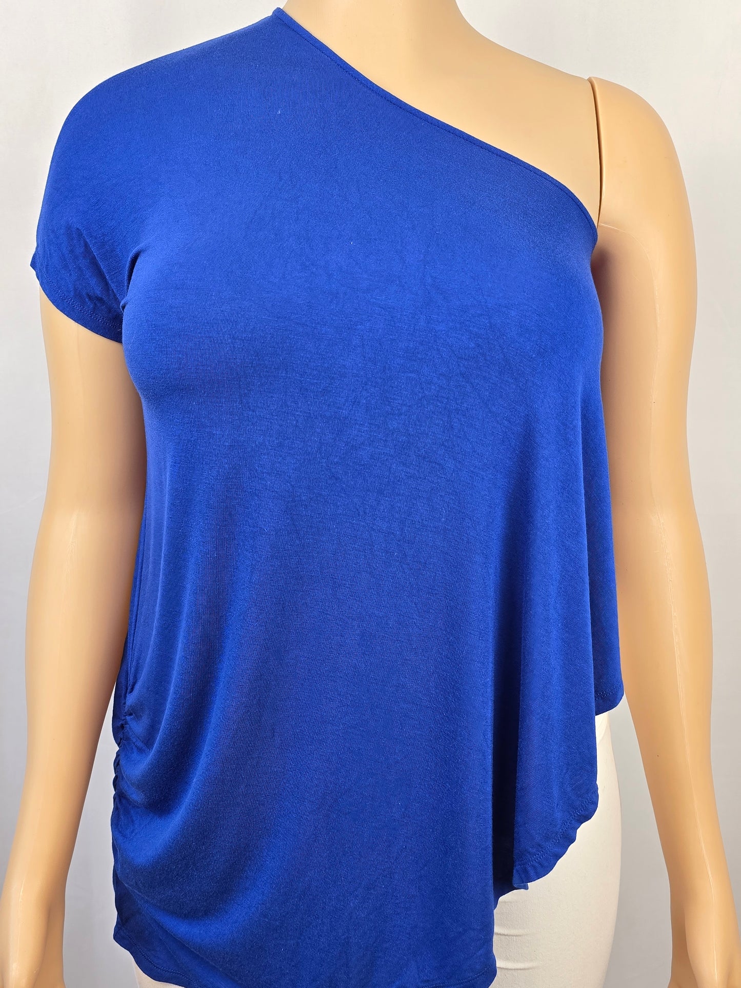 LNBF Lifestyle Collection Royal Blue XL One Shoulder Top Preloved