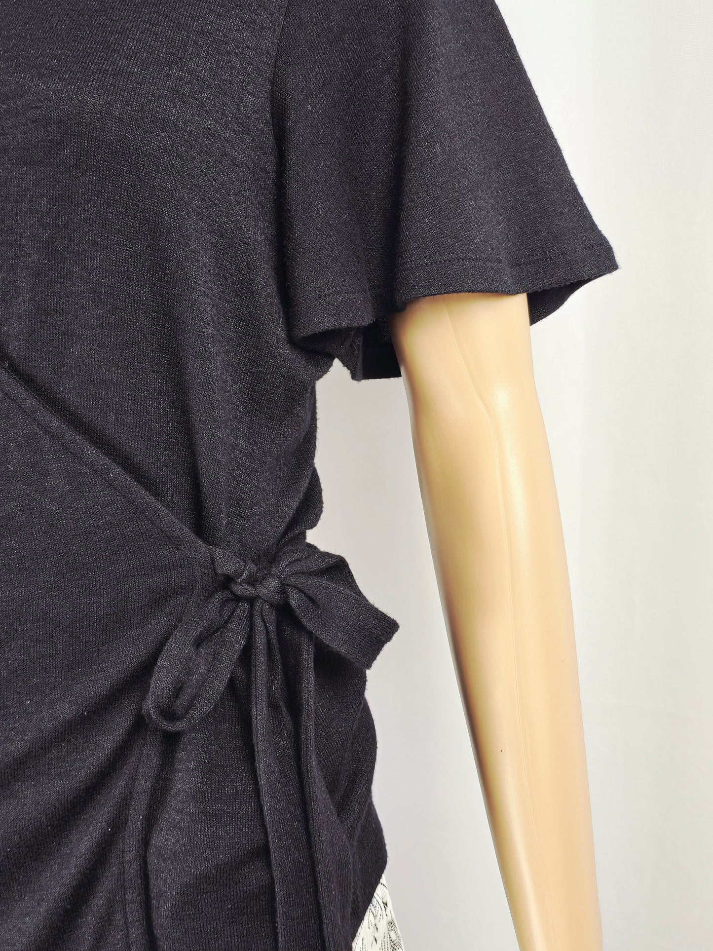 Gap Short Sleeved Wrap Sweater Top Medium Preloved