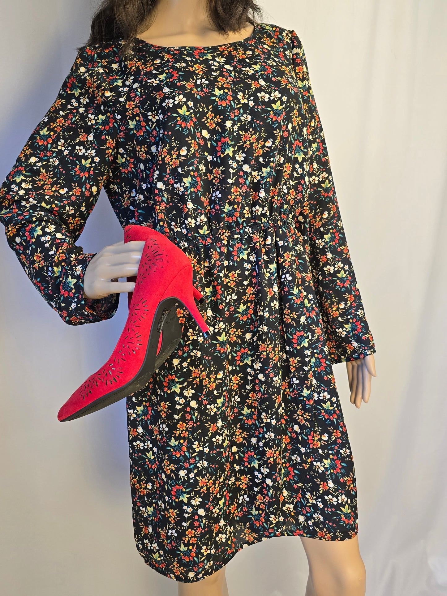 J. Crew Mercantile Floral Print Dress Size 8 Preloved
