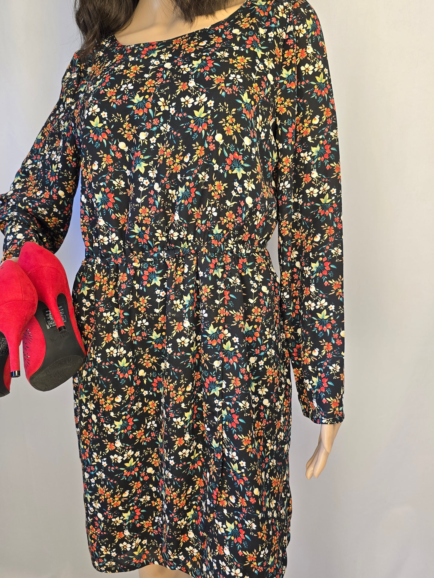 J. Crew Mercantile Floral Print Dress Size 8 Preloved