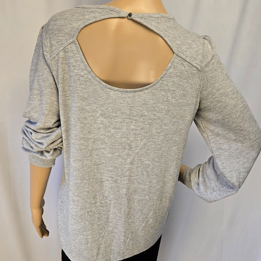 Loft Soft Grey Sweater Size Medium Preloved