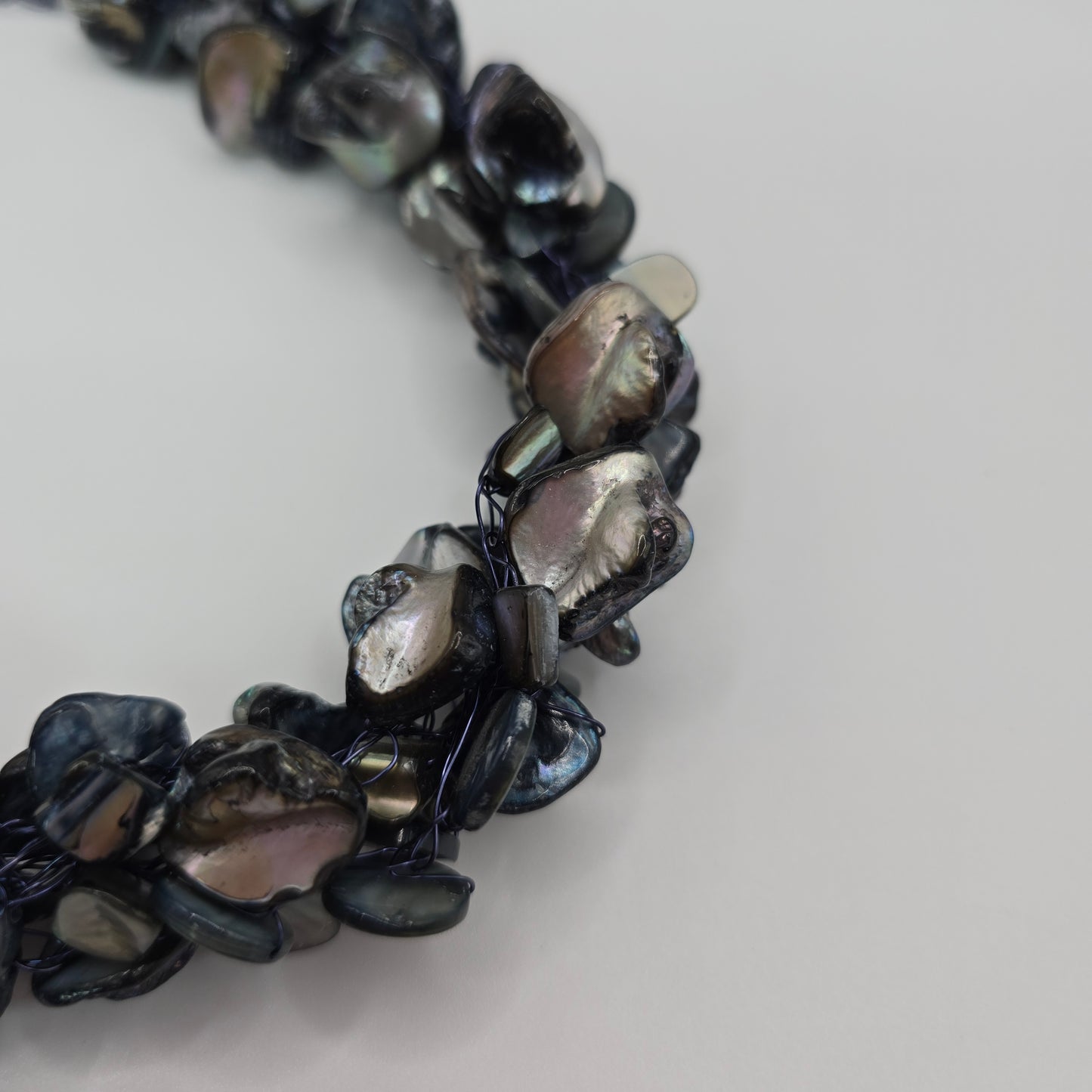 Mother of Pearl Chunky Necklace Preloved