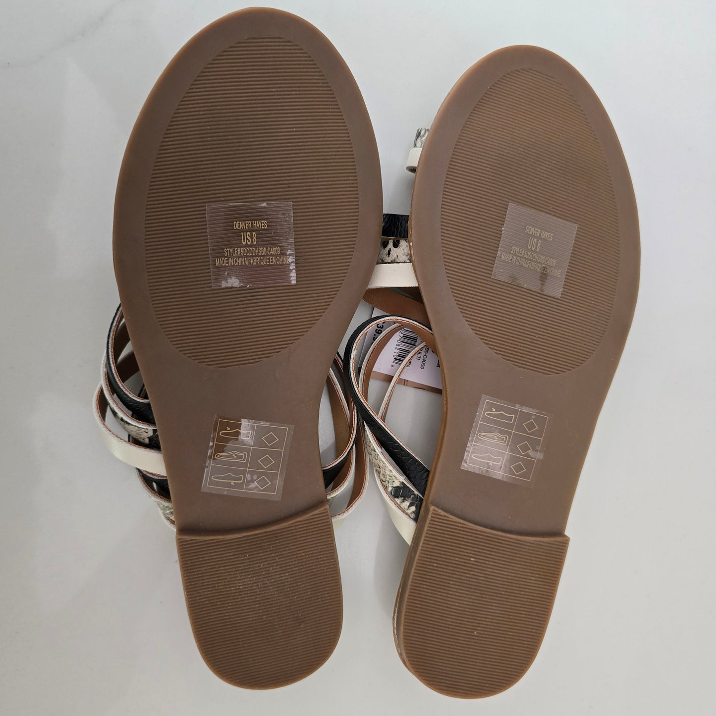 Denver Hayes Multi Sandals Size 8 New With Tags