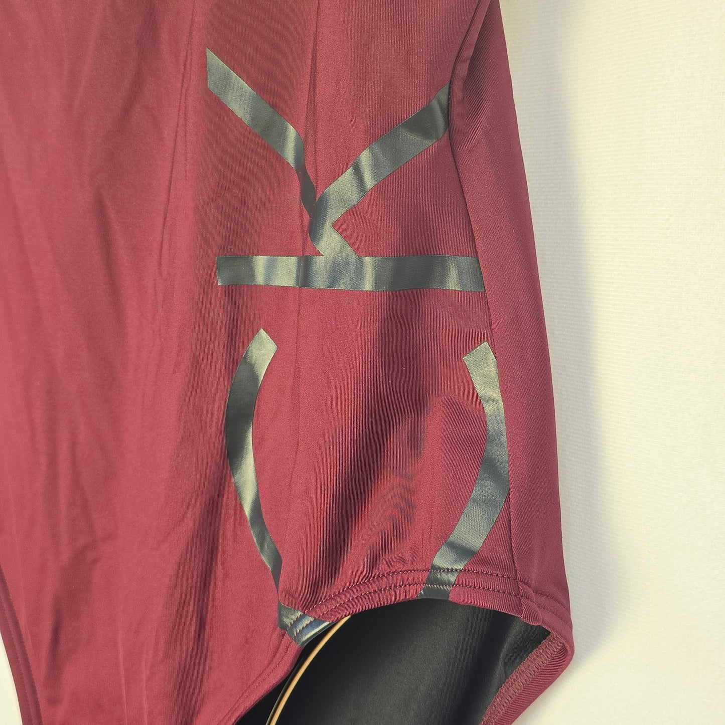 Calvin Klein Bathing Suit Burgundy Preloved Size 12