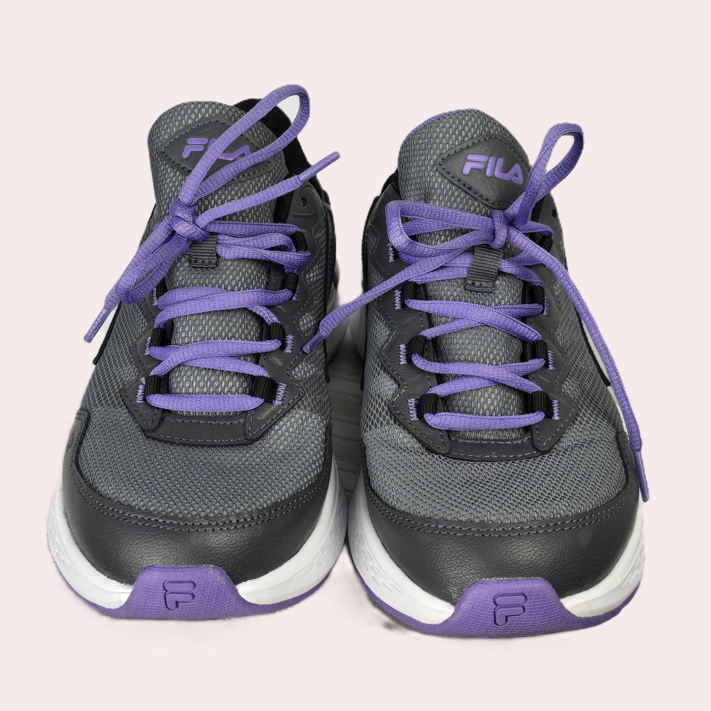 Fila Energized Runner Size 10 Grey/Purple Preloved
