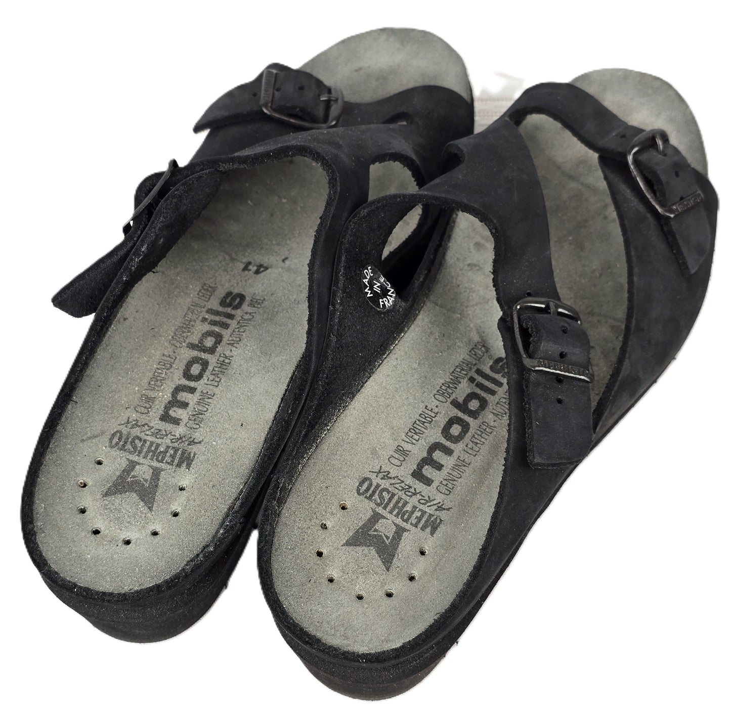 Mephisto Mobils Leather Sandals Size 41 Preloved