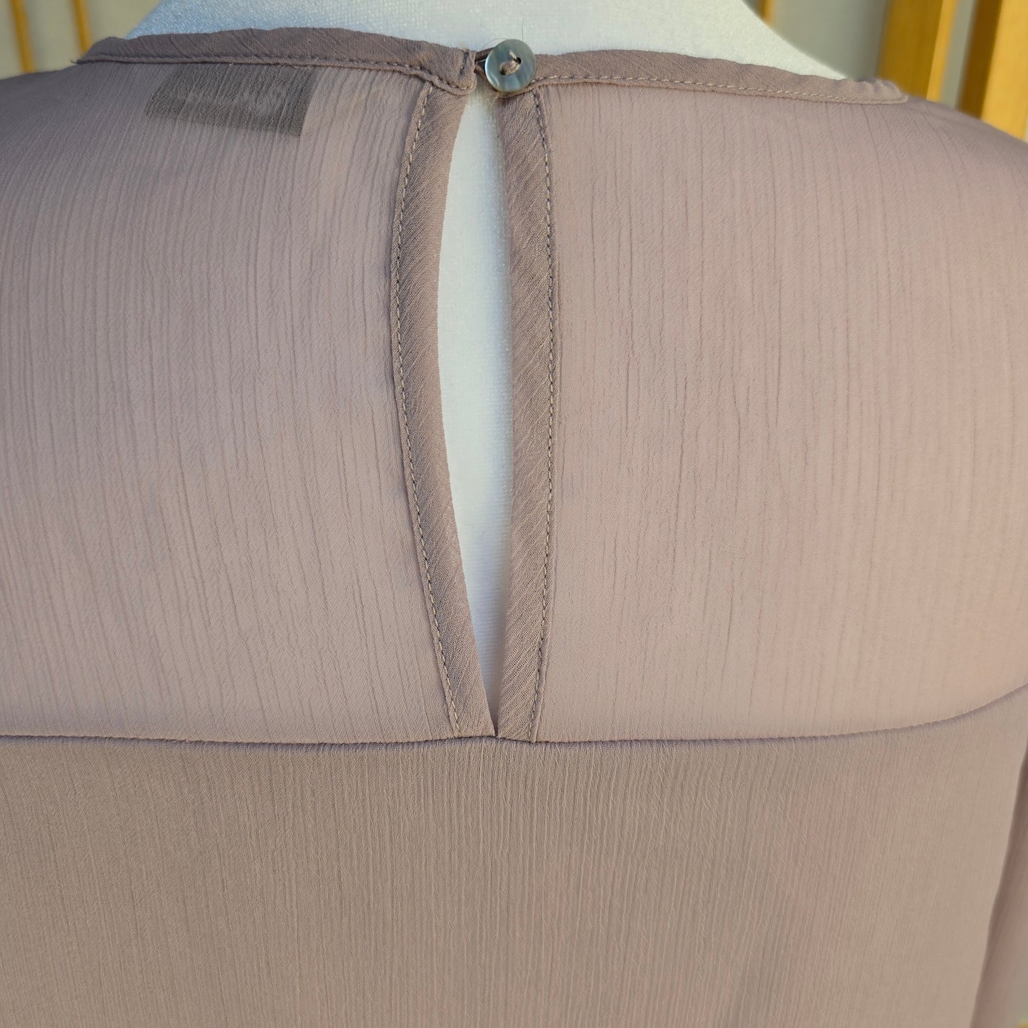 Reitmans Layered Pink Sheer Top Medium Preloved