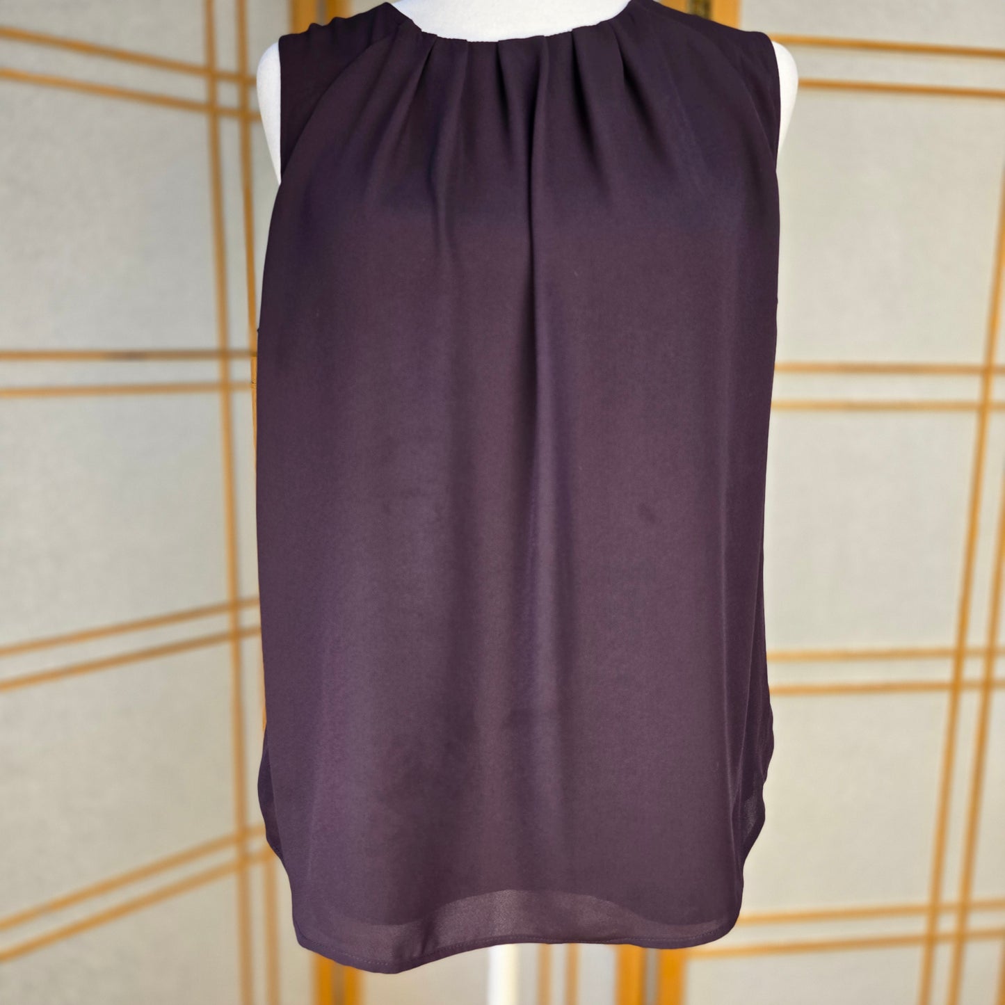 Reitmans Sleeveless Plum Tank Large Preloved