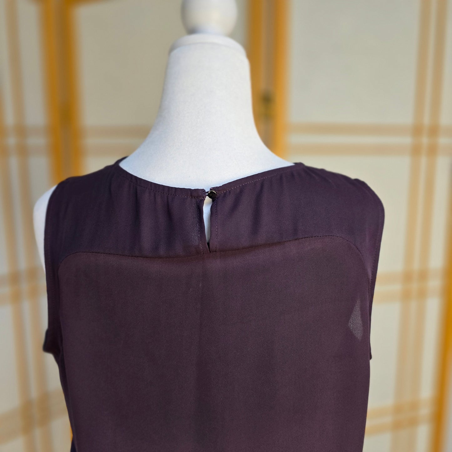 Reitmans Sleeveless Plum Tank Large Preloved