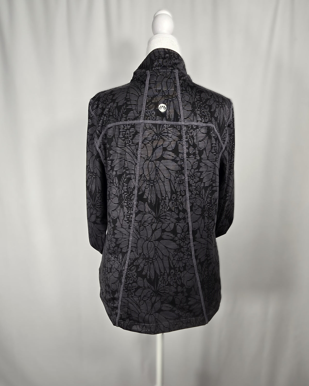 Mondetta Large Athletic Jacket | Gray, Black & Pink Activewear