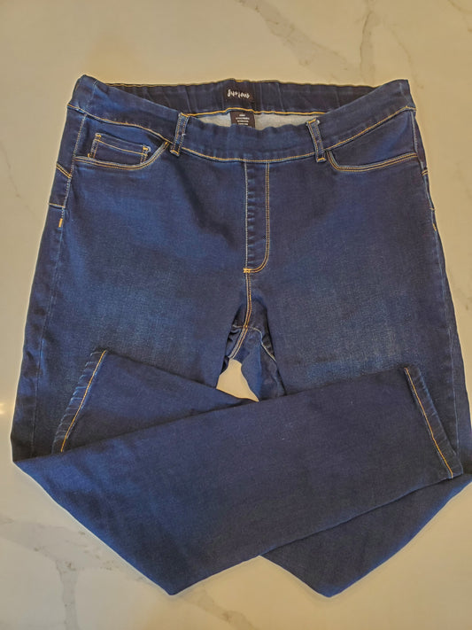 Suko Jeans Pull-On Dark Wash Stretchy Jeans Preloved