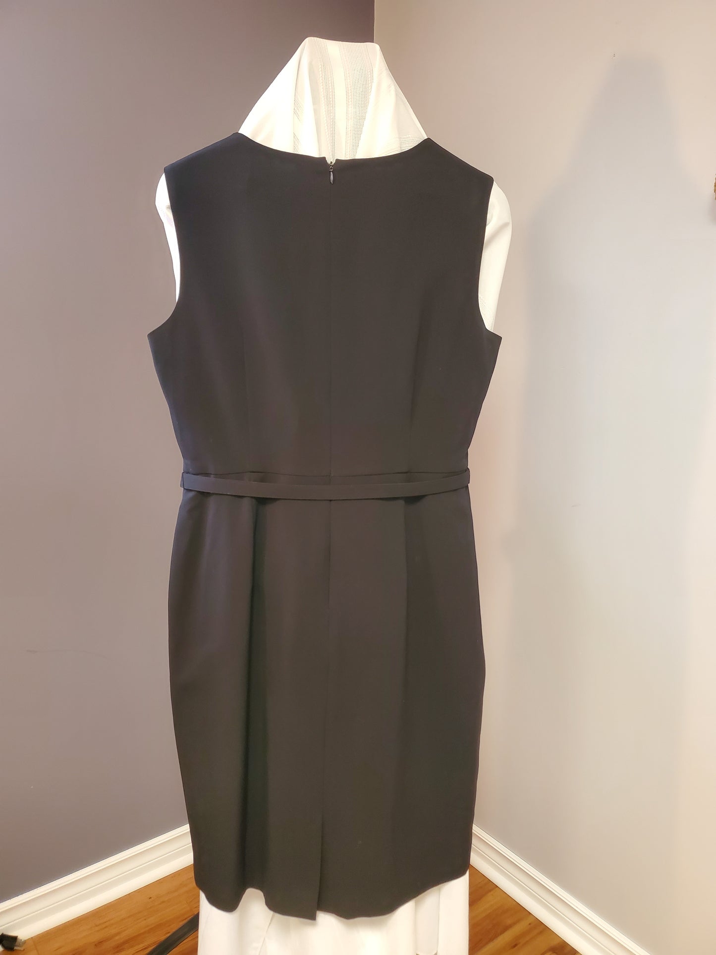 9 & Co Black Cocktail Dress Size 14 Preloved