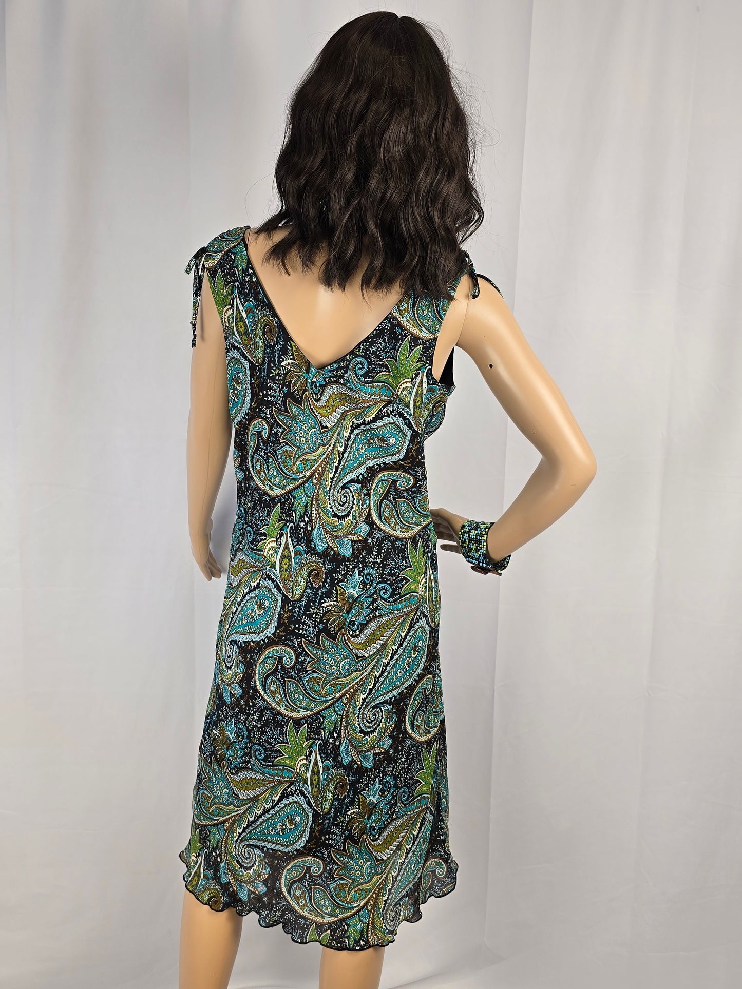 Jessica Paisley Dress Size 10 Preloved