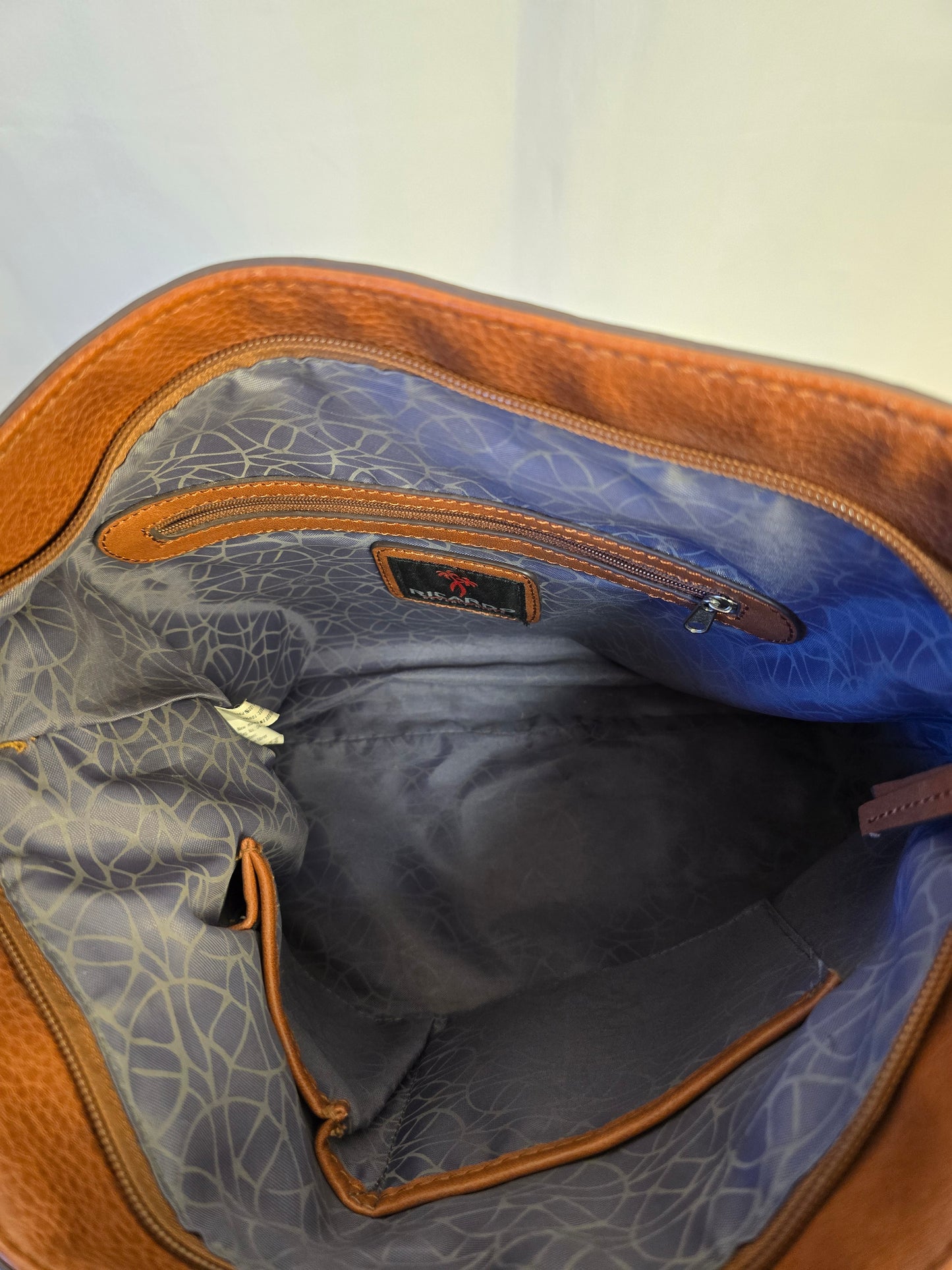 Ricardo Brown Vintagish Purse - Dual Straps Crossbody or Shoulder Preloved