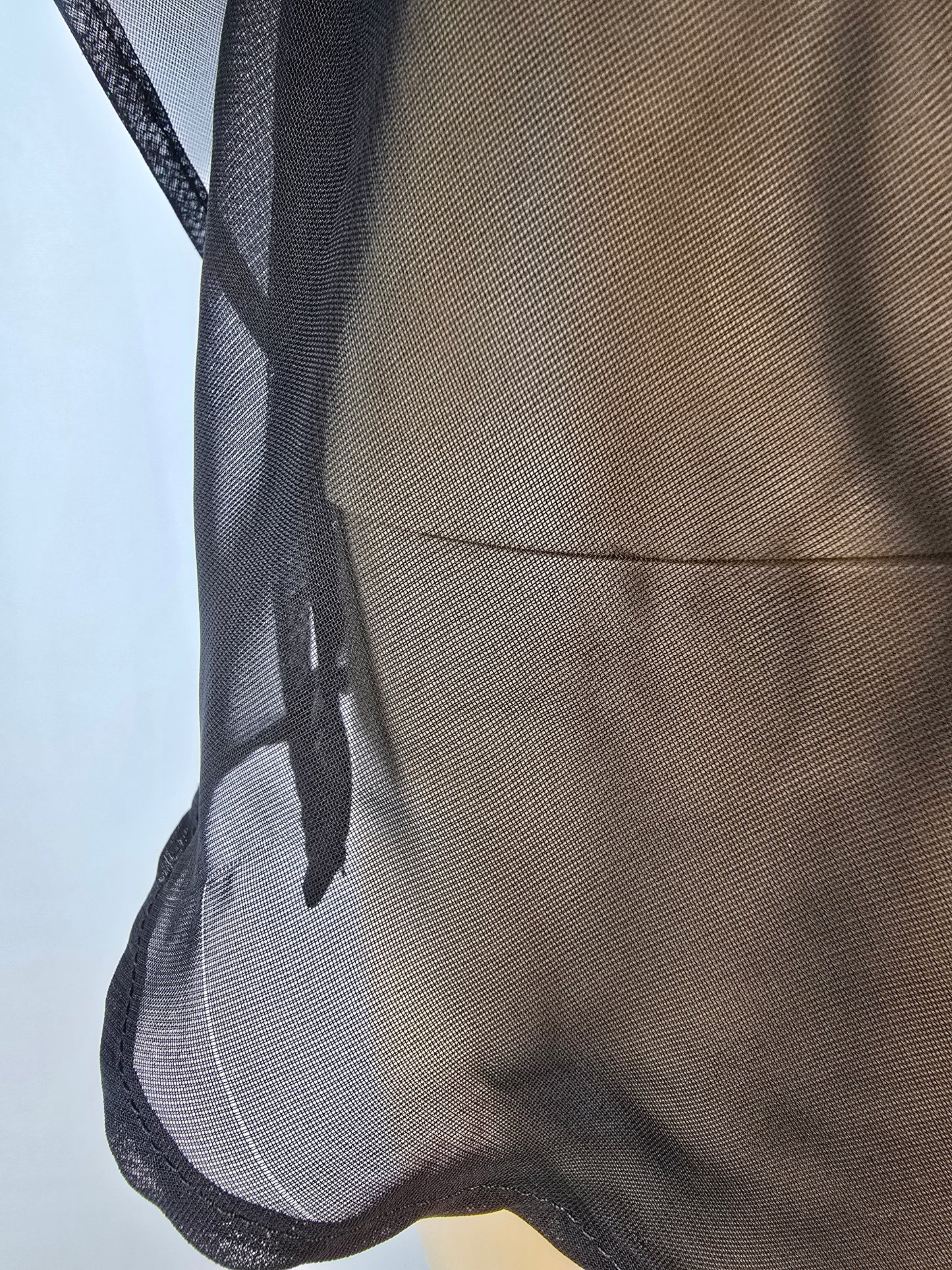 La Senza Baby Doll and Matching Panties Black Large Preloved