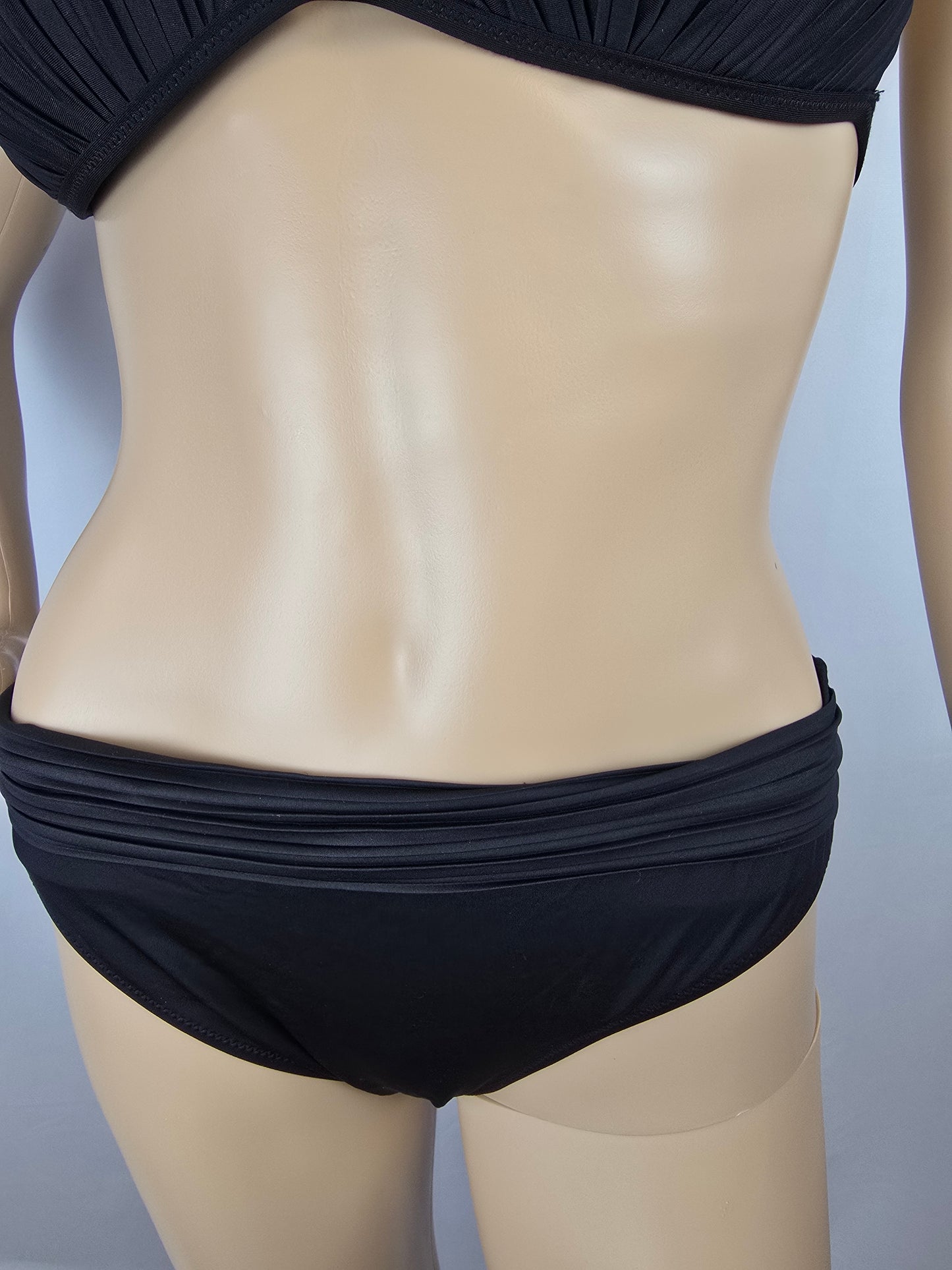 Balneaire Paris Black XL Bikini Top and Bottom Preloved