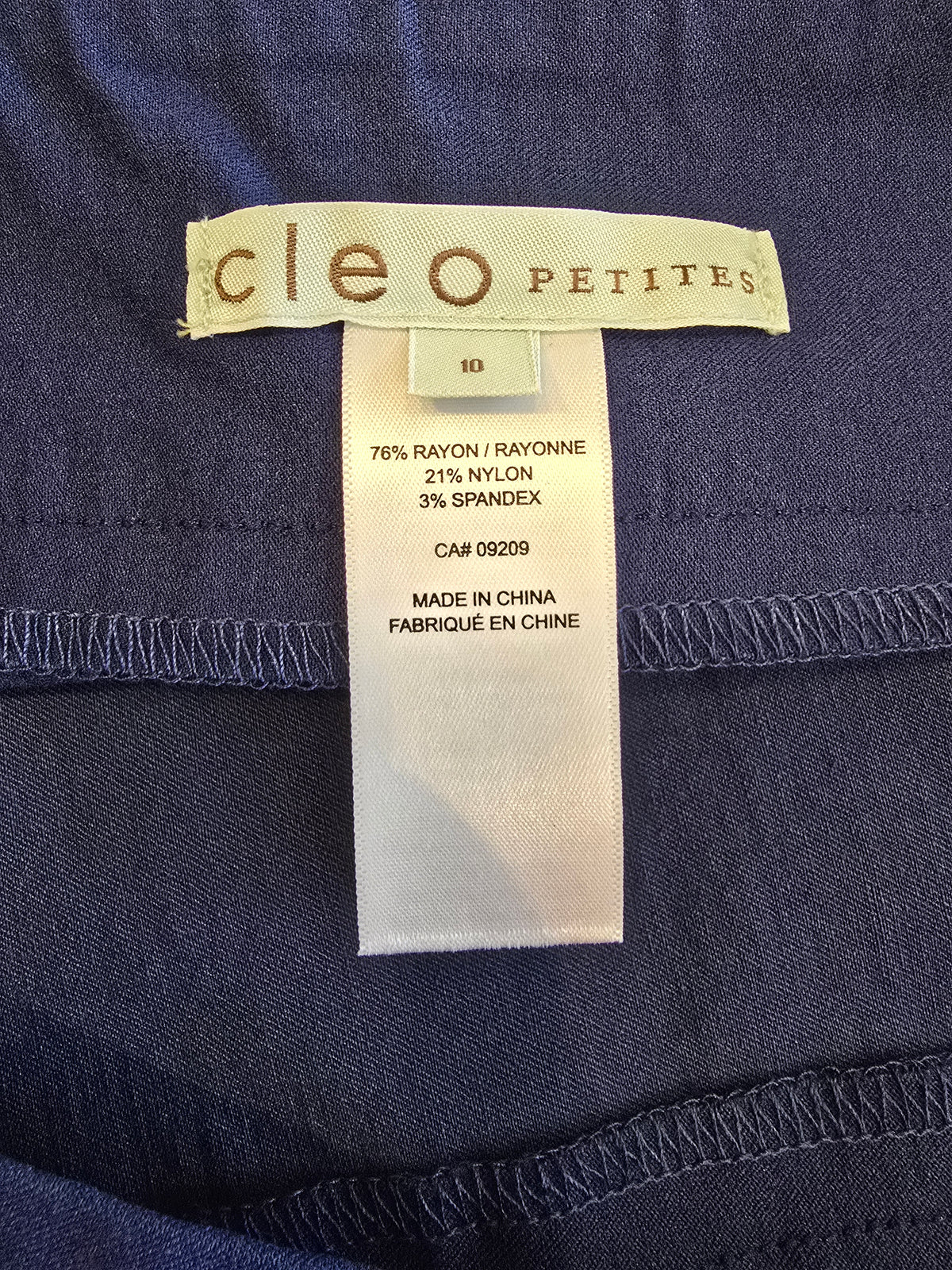 Cleo Petites Blue Pencil Skirt Size 10 New With Tags