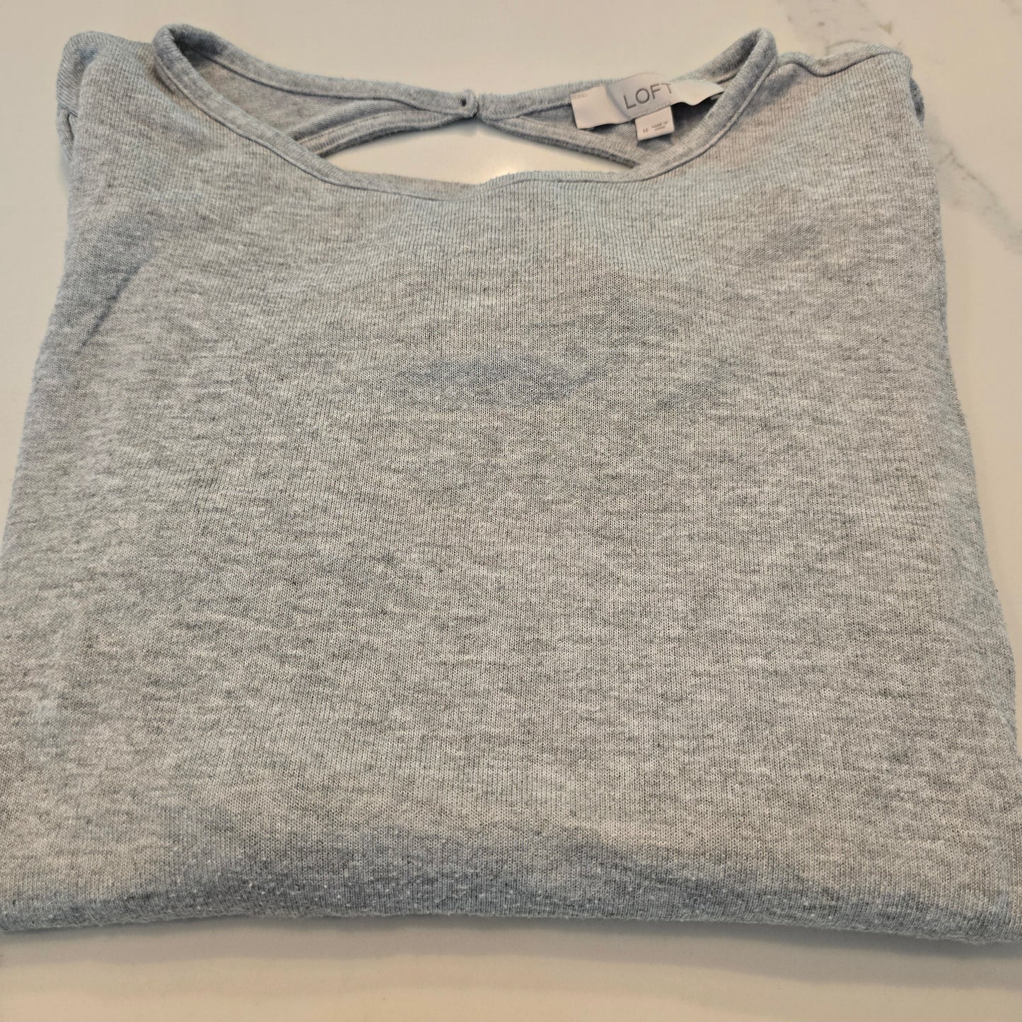 Loft Soft Grey Sweater Size Medium Preloved