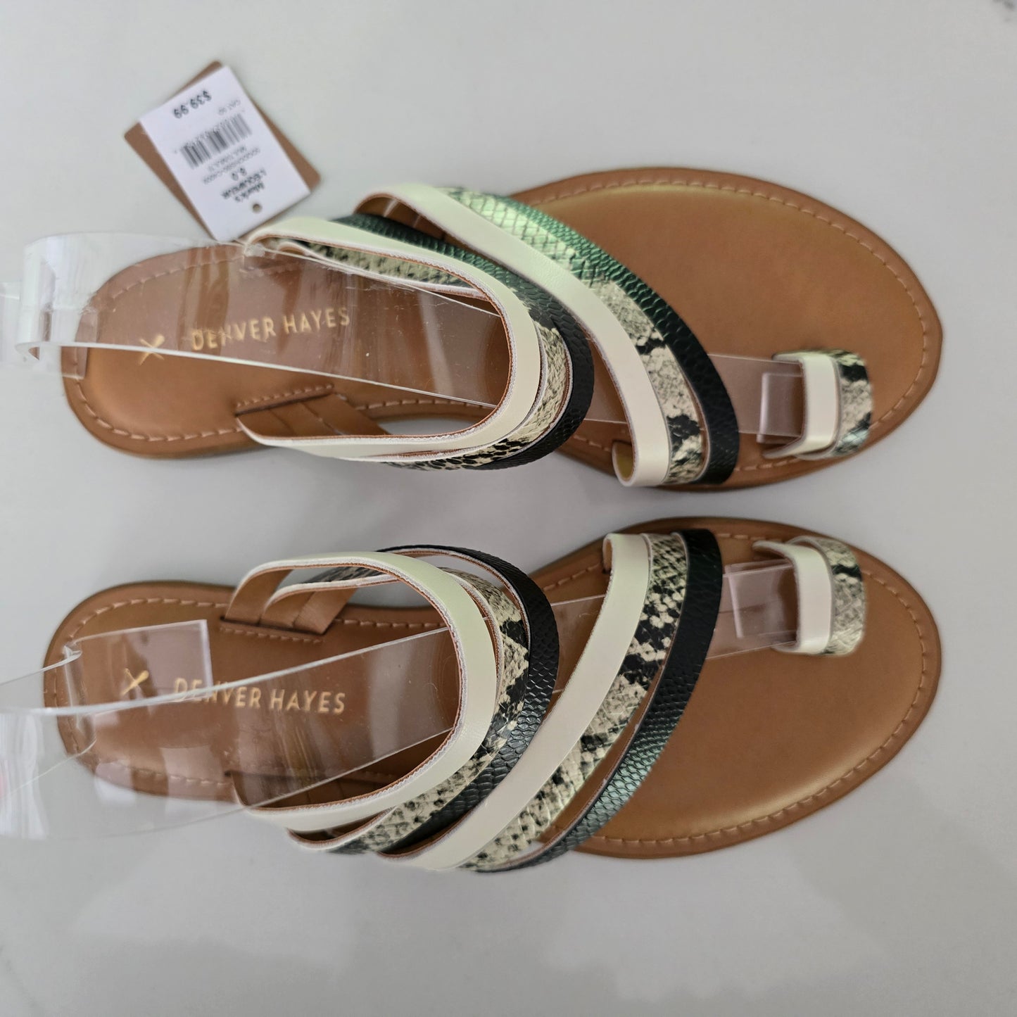 Denver Hayes Multi Sandals Size 8 New With Tags