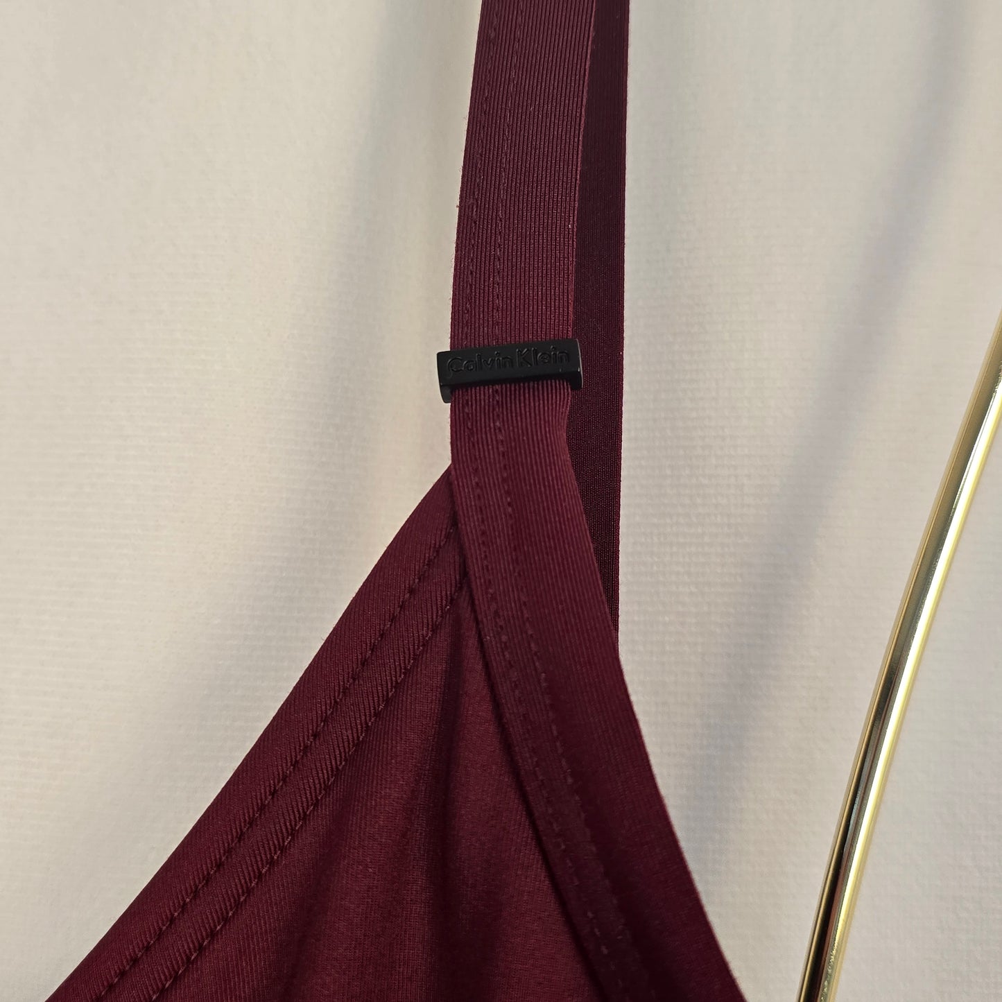 Calvin Klein Bathing Suit Burgundy Preloved Size 12