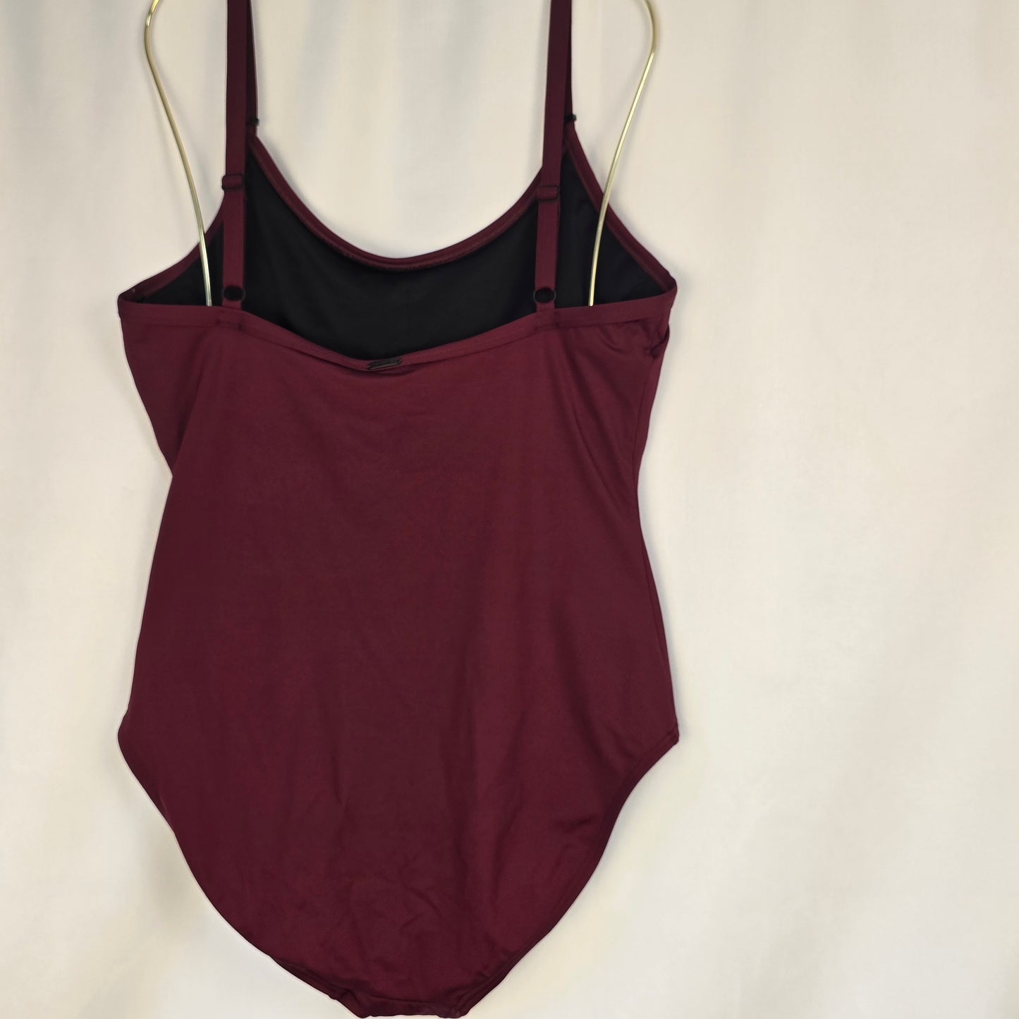 Calvin Klein Bathing Suit Burgundy Preloved Size 12