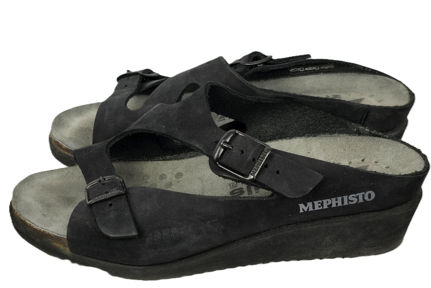 Mephisto Mobils Leather Sandals Size 41 Preloved