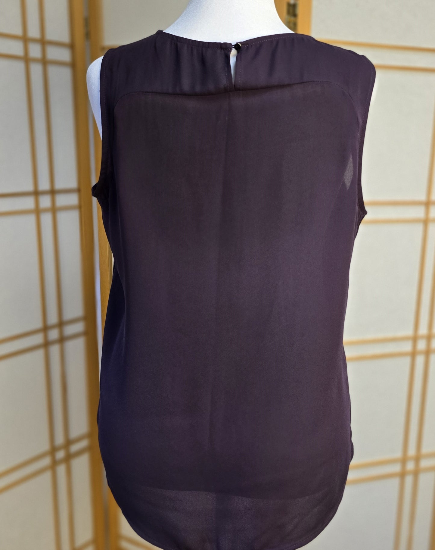Reitmans Sleeveless Plum Tank Large Preloved
