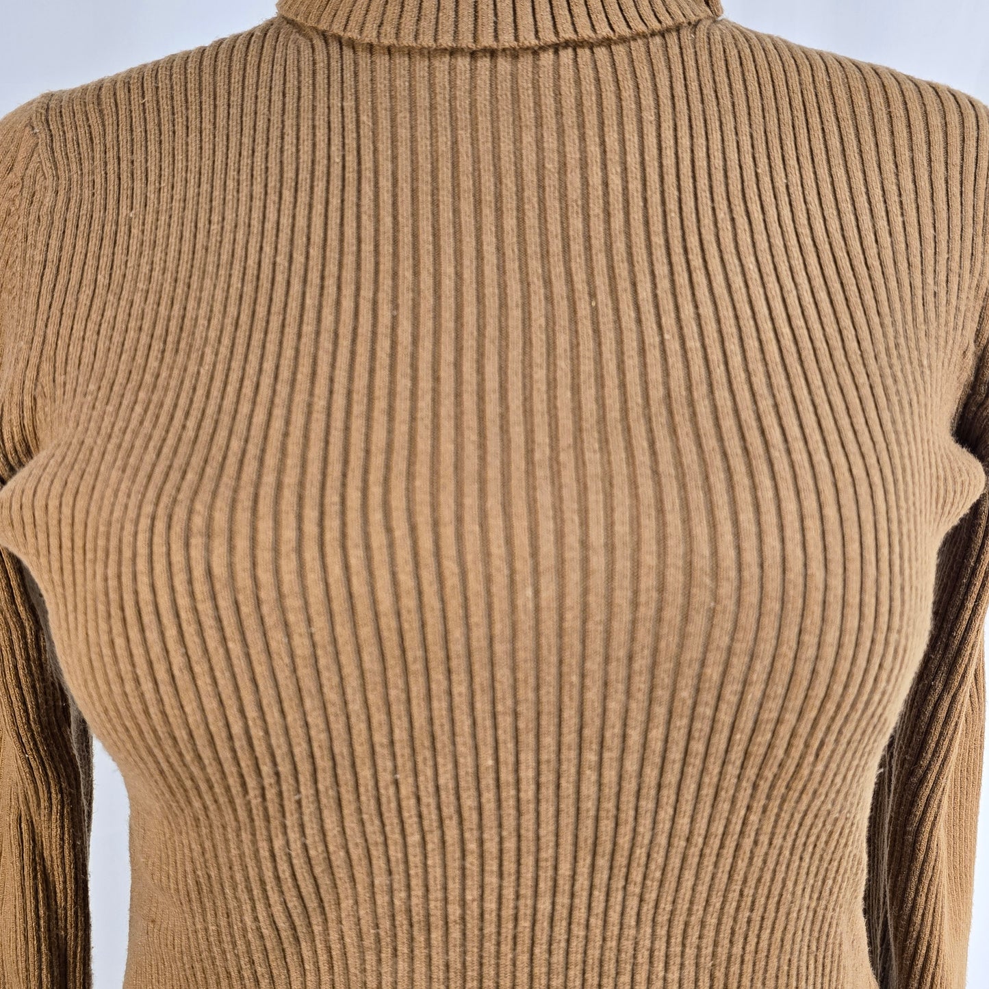 Banana Republic Medium Turtle Necks Cream and Tan (2) Preloved