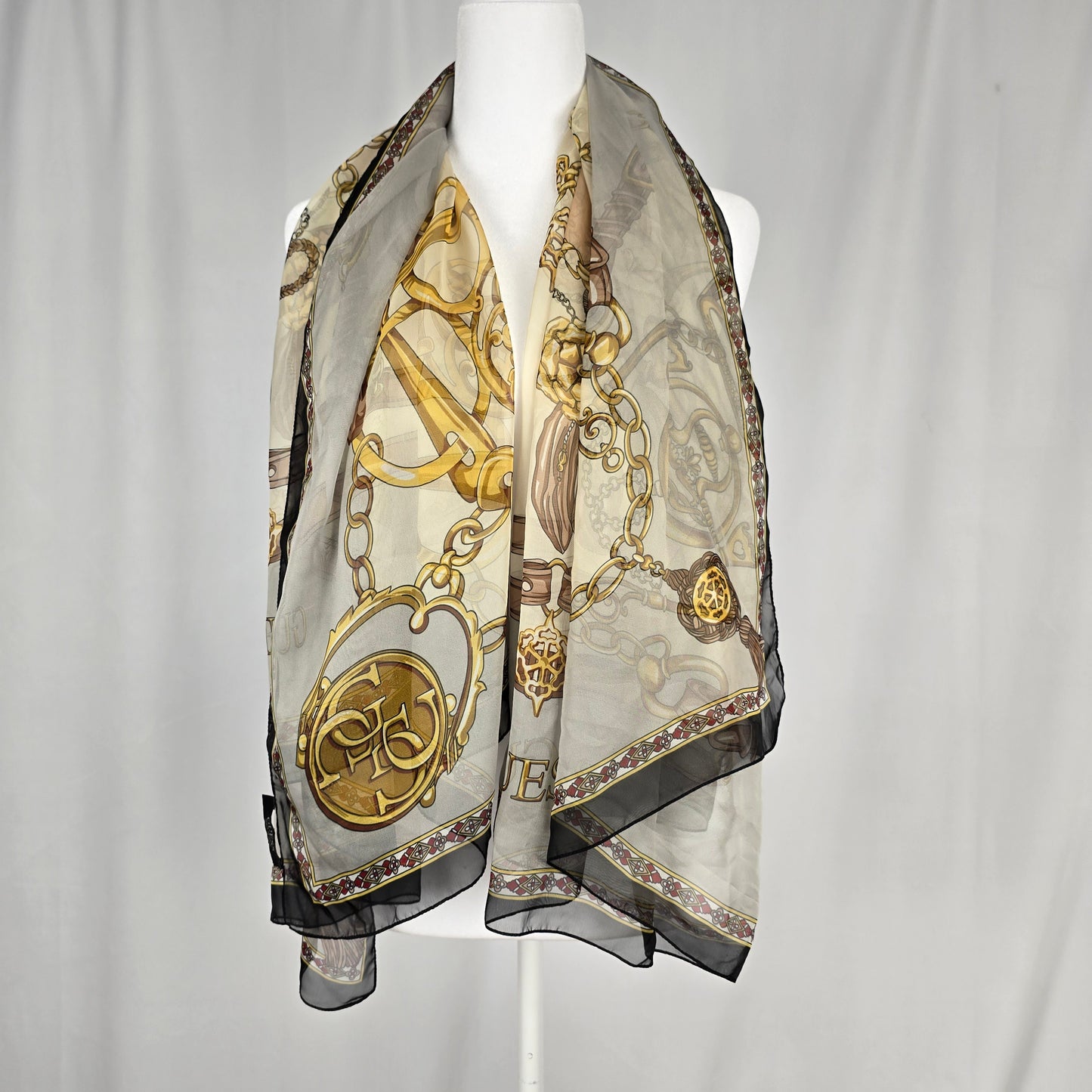 A Guess Scarf and Laura Plus Faux Suede Size 18 Jacket Preloved