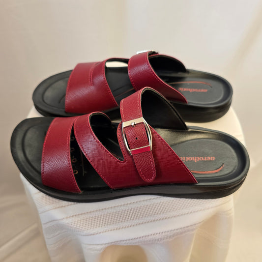Aerothotic Red Adjustable Sandal Size 40 Preloved