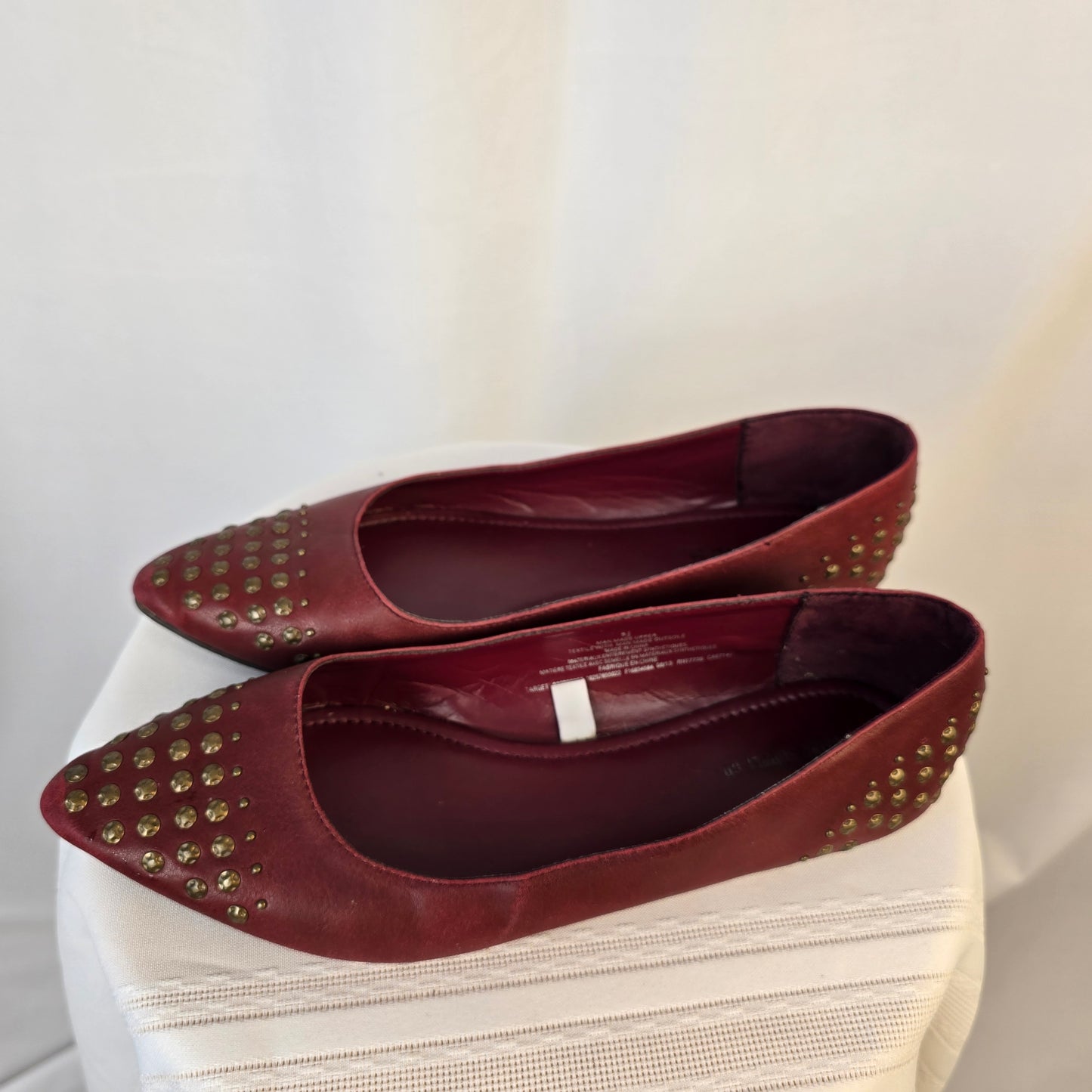 Mossimo Supply Co. Red Studded Shoes Size 9.5 Preloved