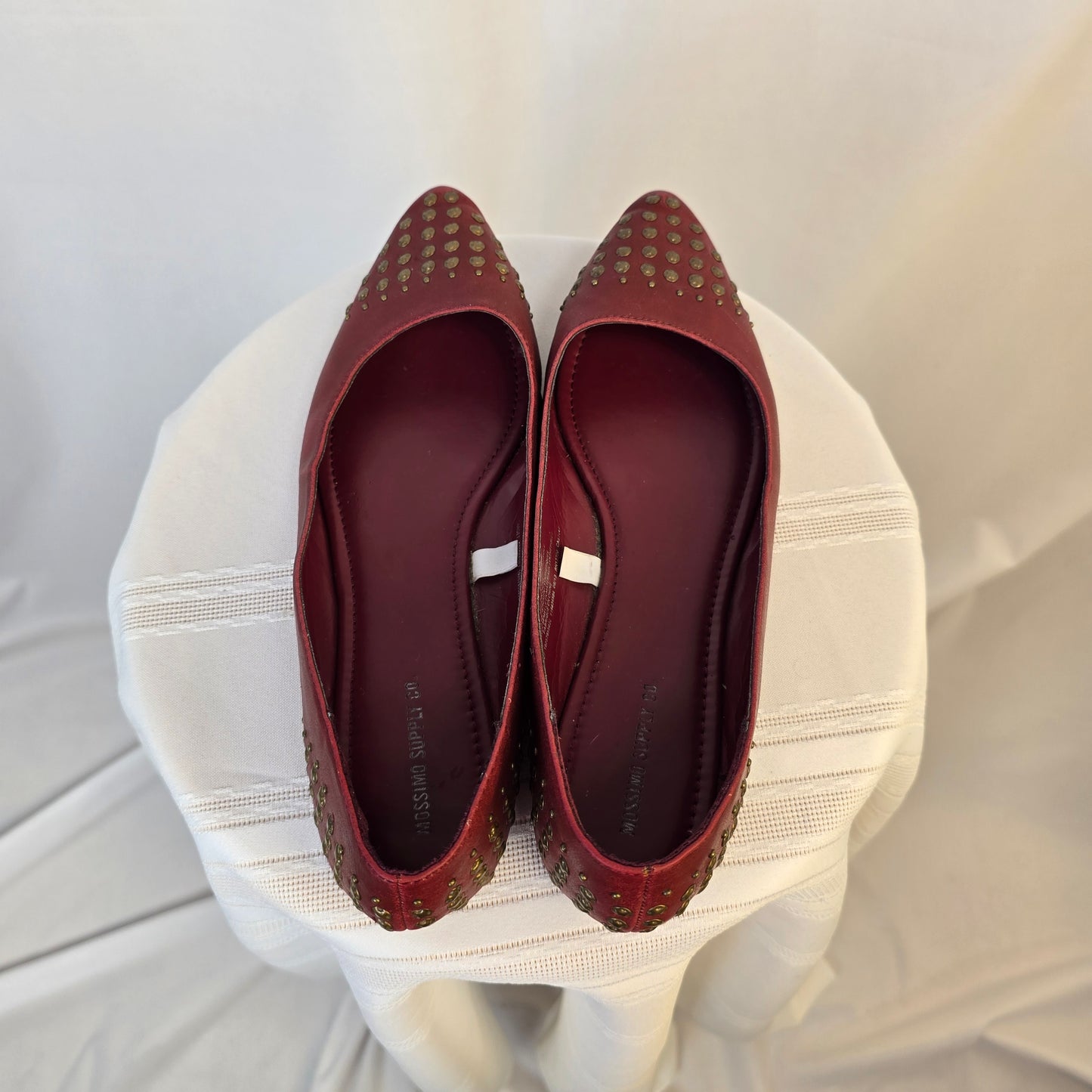 Mossimo Supply Co. Red Studded Shoes Size 9.5 Preloved