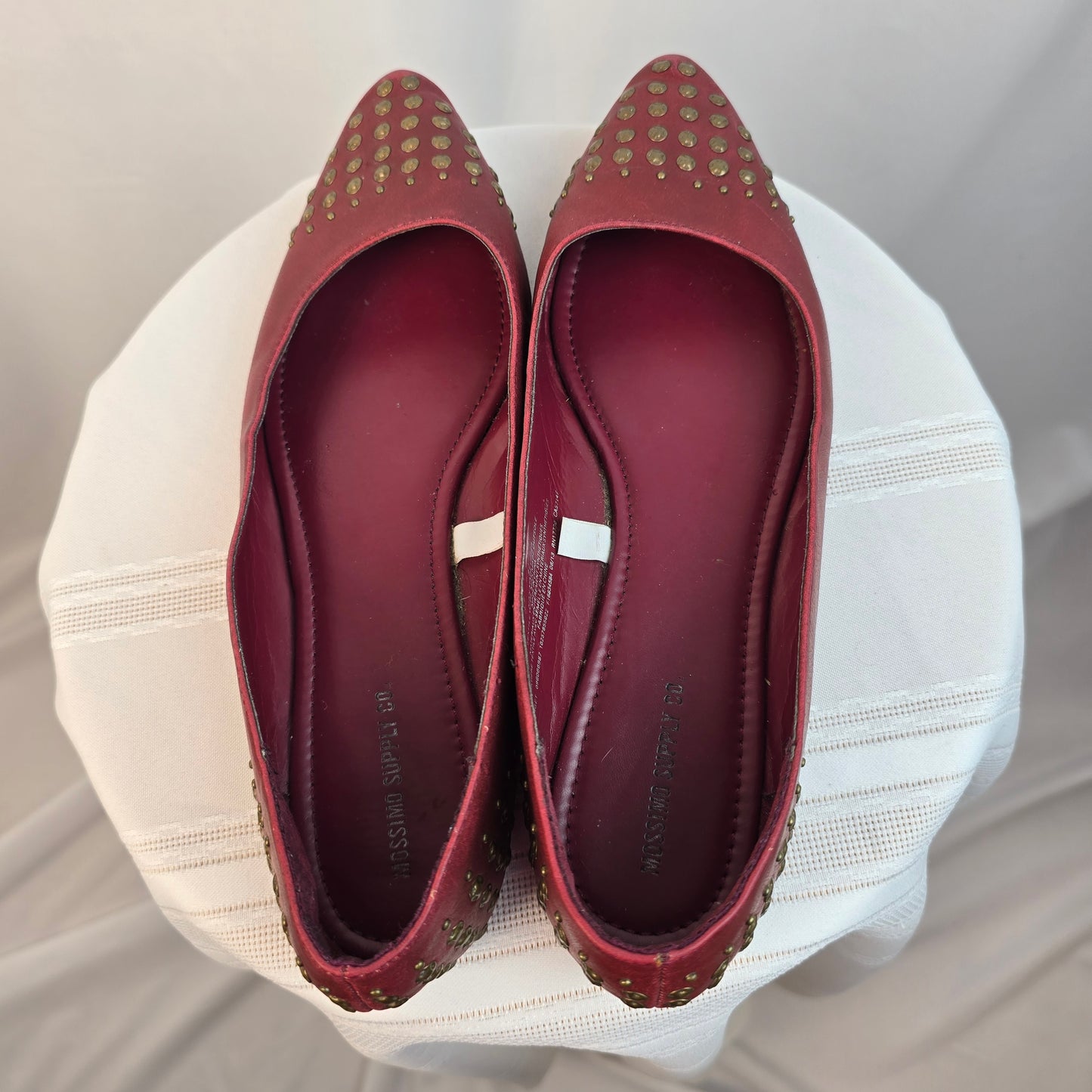 Mossimo Supply Co. Red Studded Shoes Size 9.5 Preloved