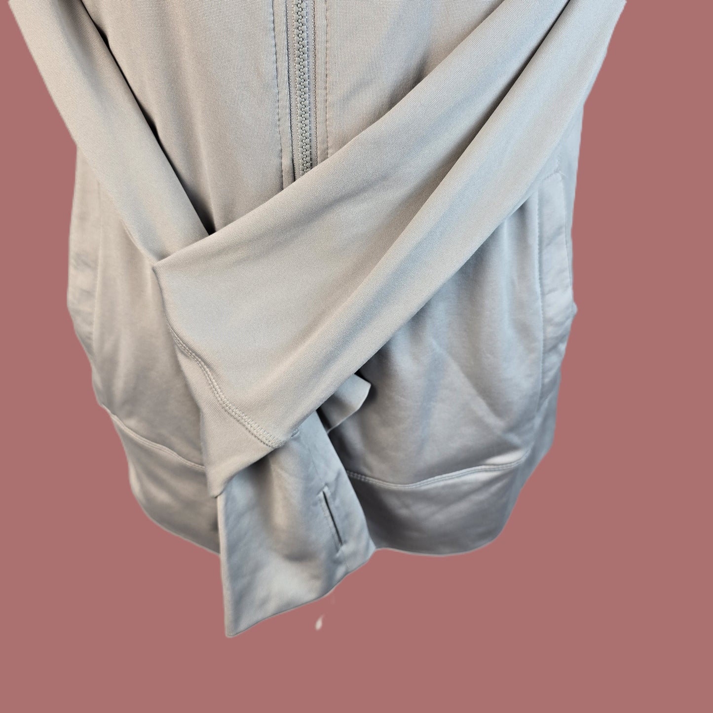 Columbia Grey Full Zip Hoodie Large Preloved