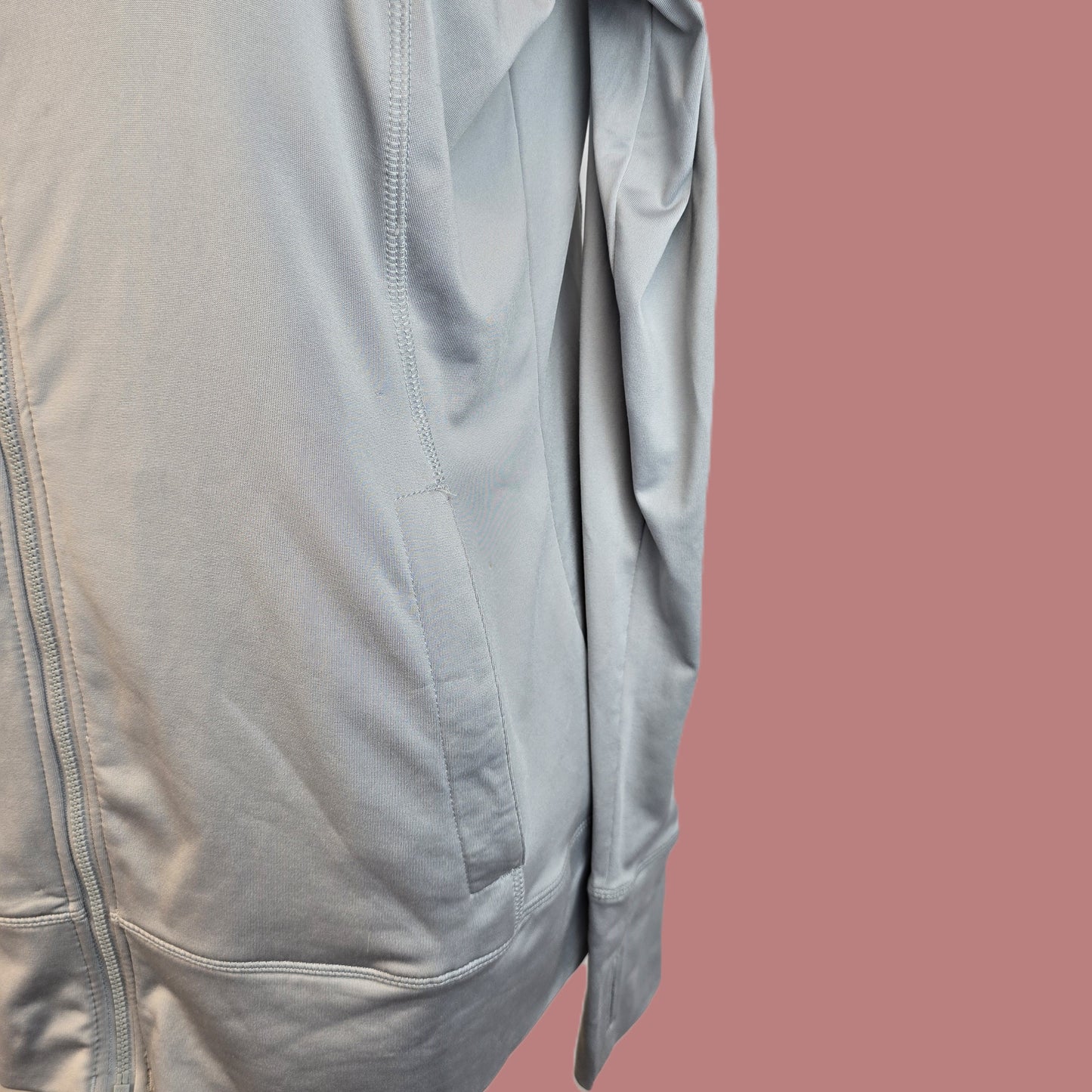 Columbia Grey Full Zip Hoodie Large Preloved