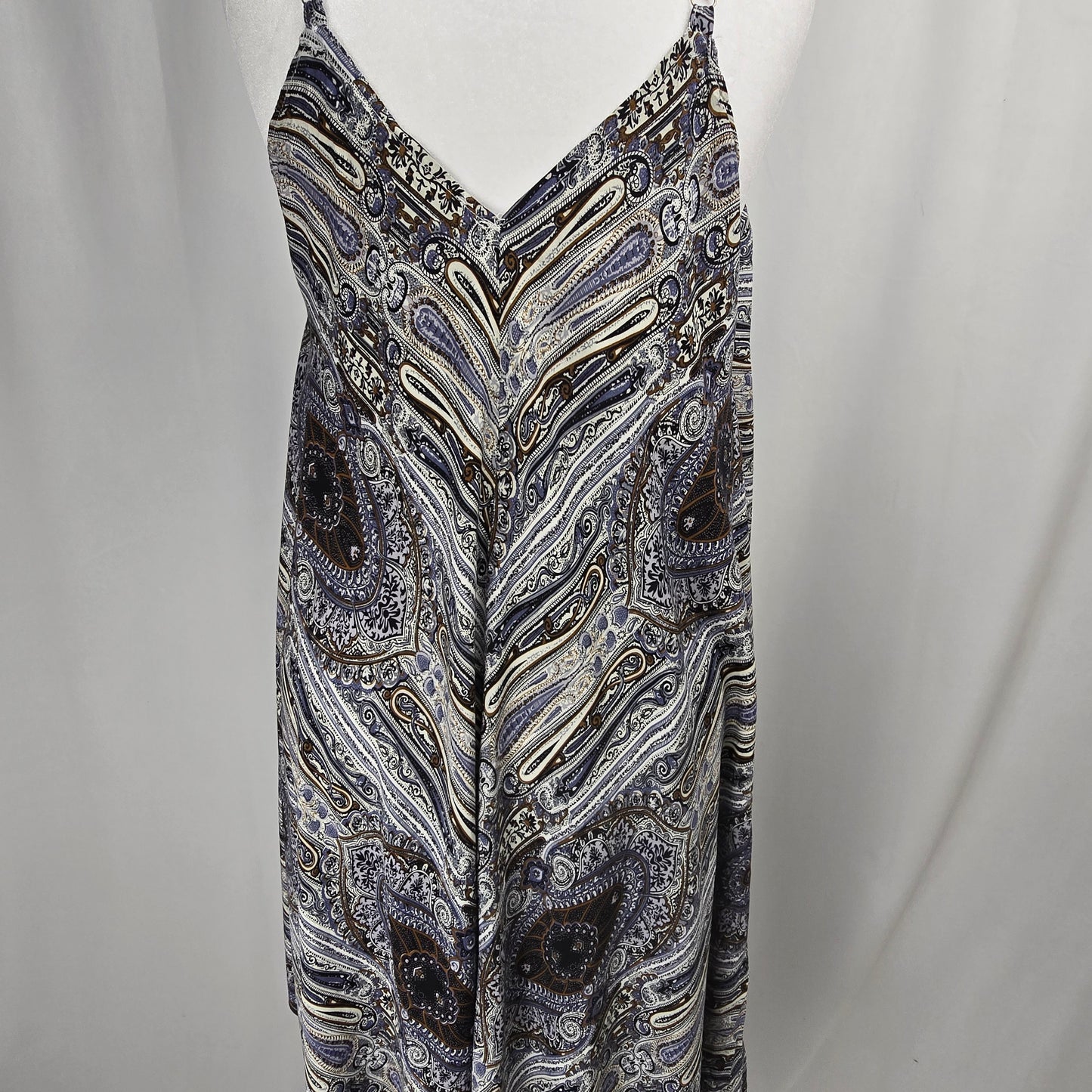 Solitaire Paisley Dress or Cover Up Size 1X Preloved