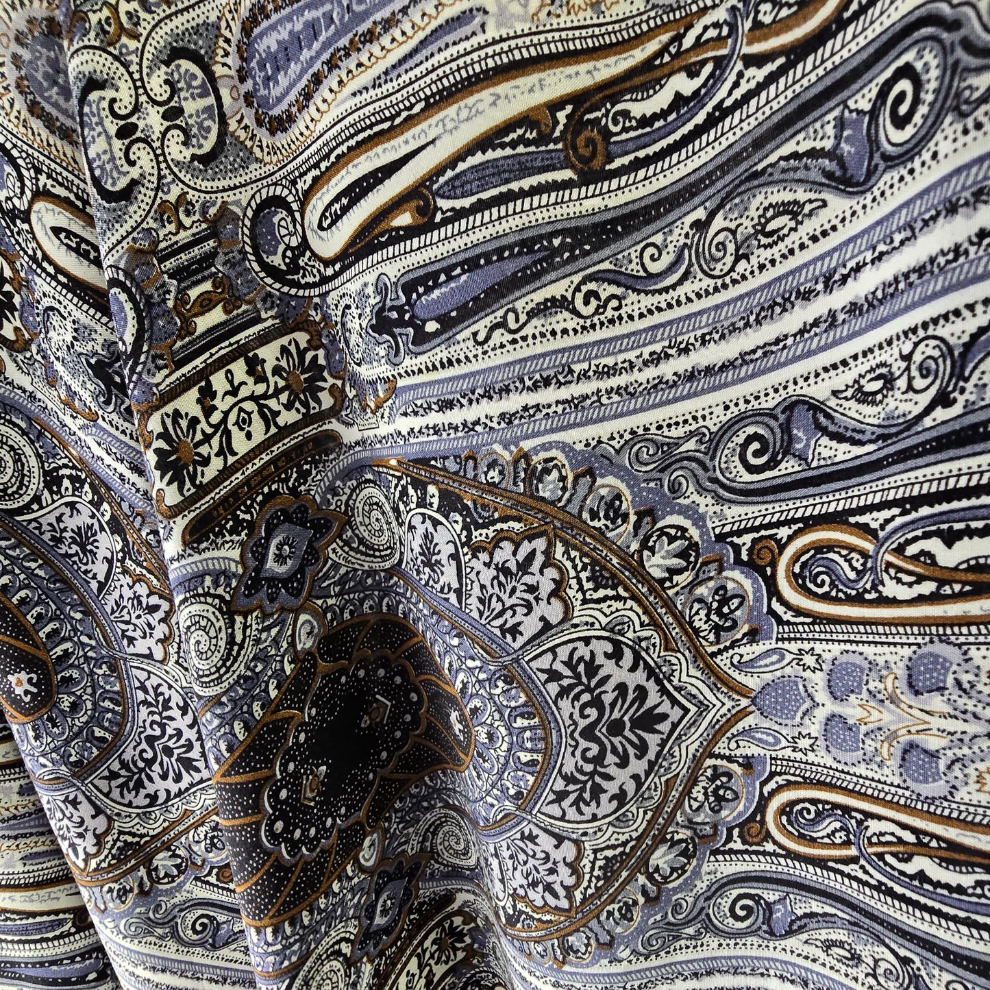 Solitaire Paisley Dress or Cover Up Size 1X Preloved