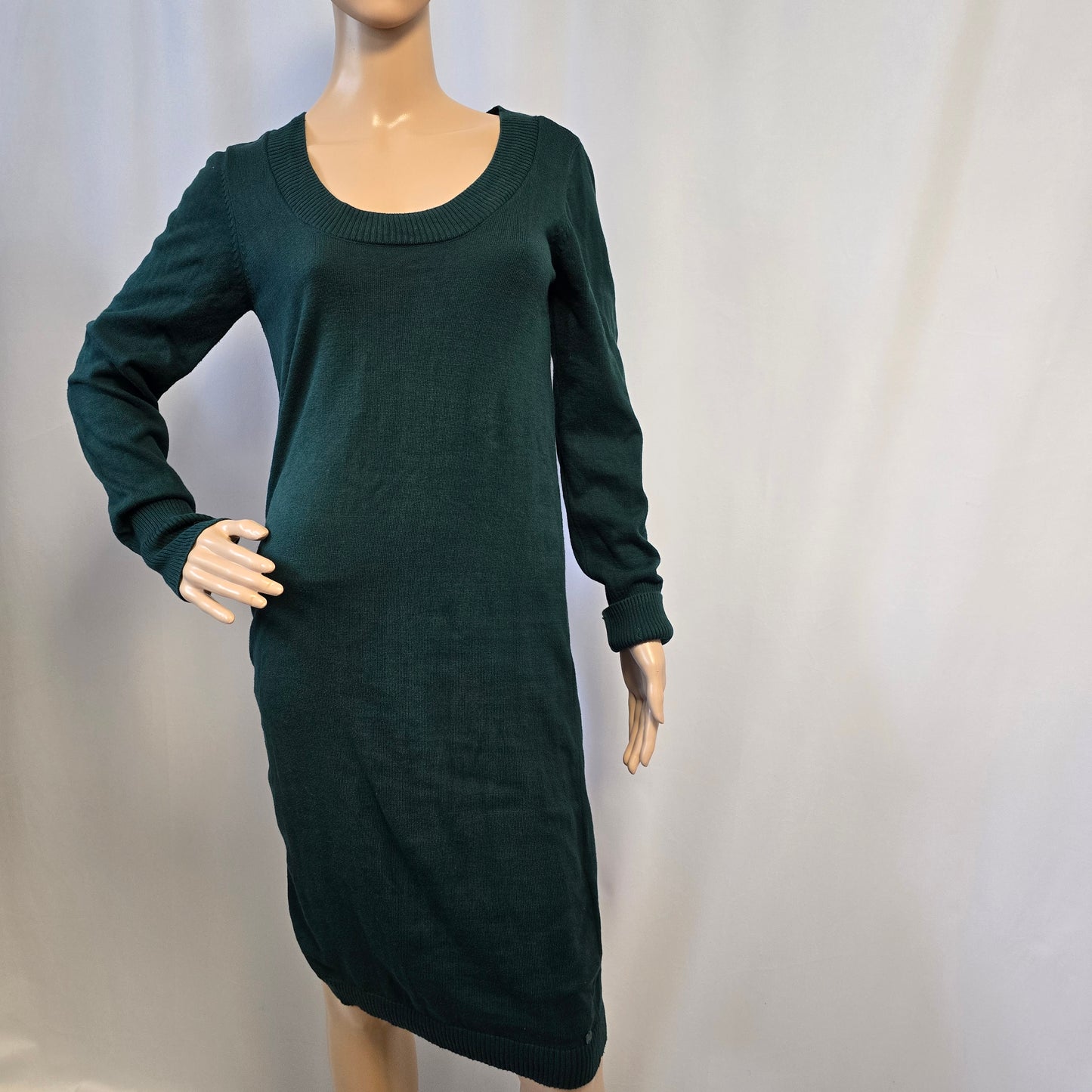 Bench Forest Green Sweater Dress Size Medium Preloved