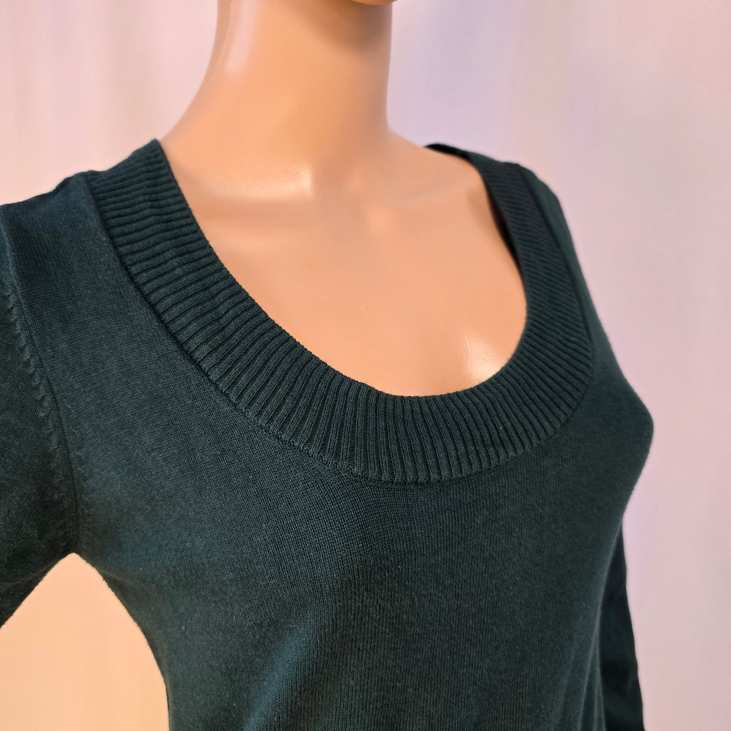 Bench Forest Green Sweater Dress Size Medium Preloved