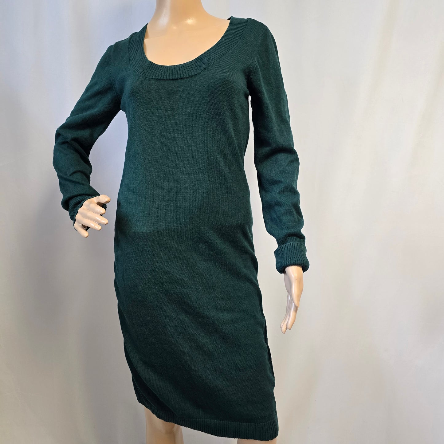 Bench Forest Green Sweater Dress Size Medium Preloved