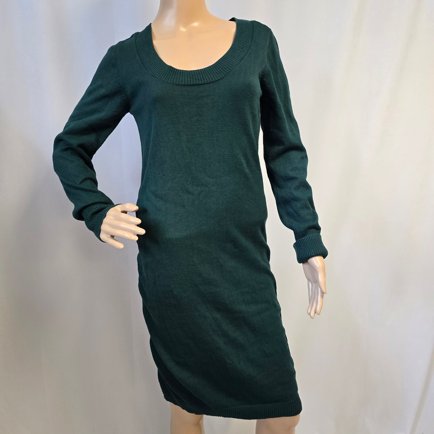 Bench Forest Green Sweater Dress Size Medium Preloved