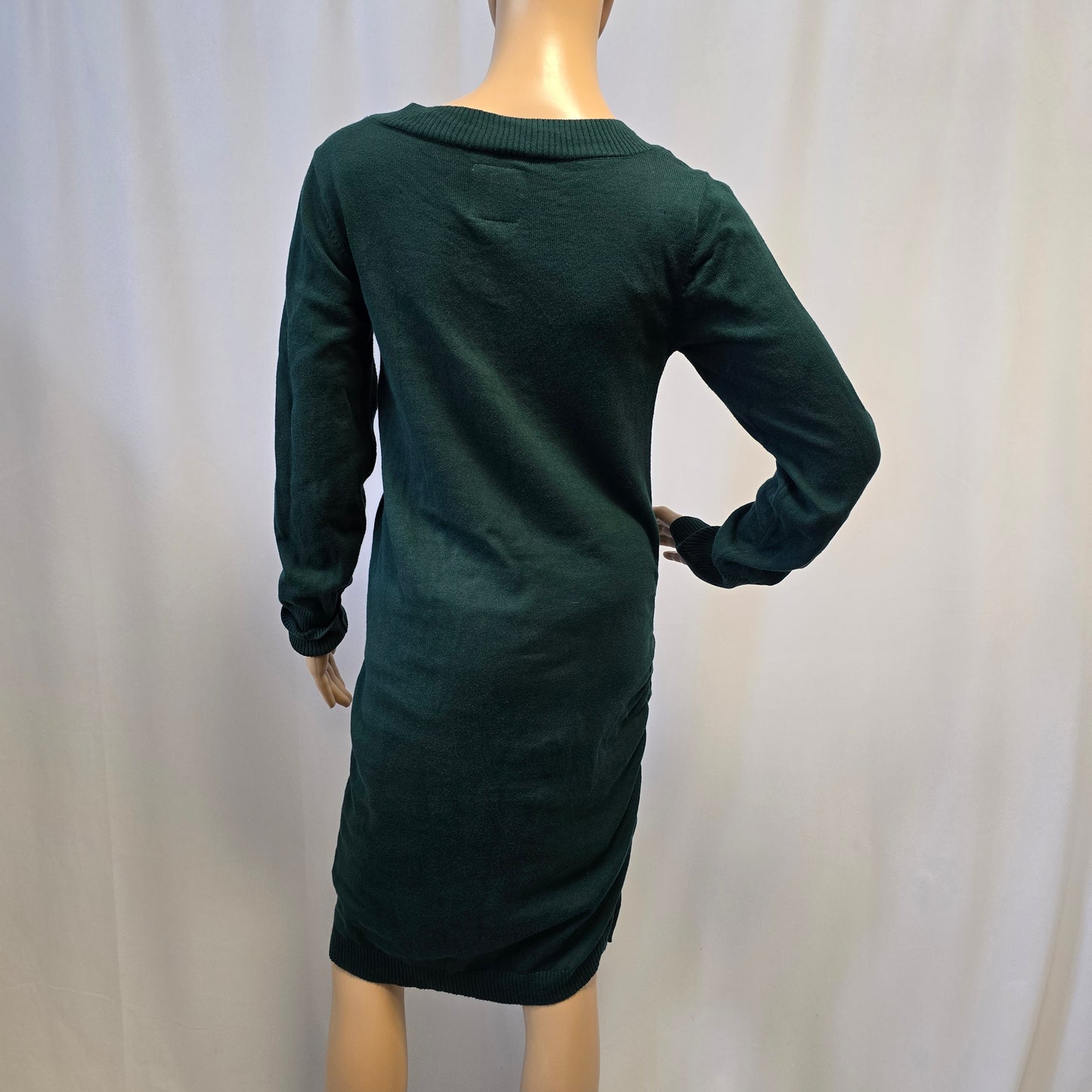 Bench Forest Green Sweater Dress Size Medium Preloved