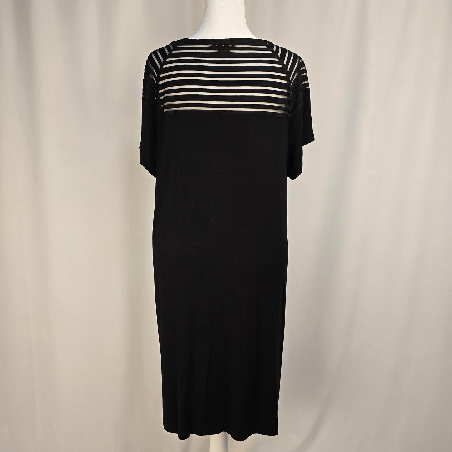 Nue Options Black Dress with Sheir 1X Preloved